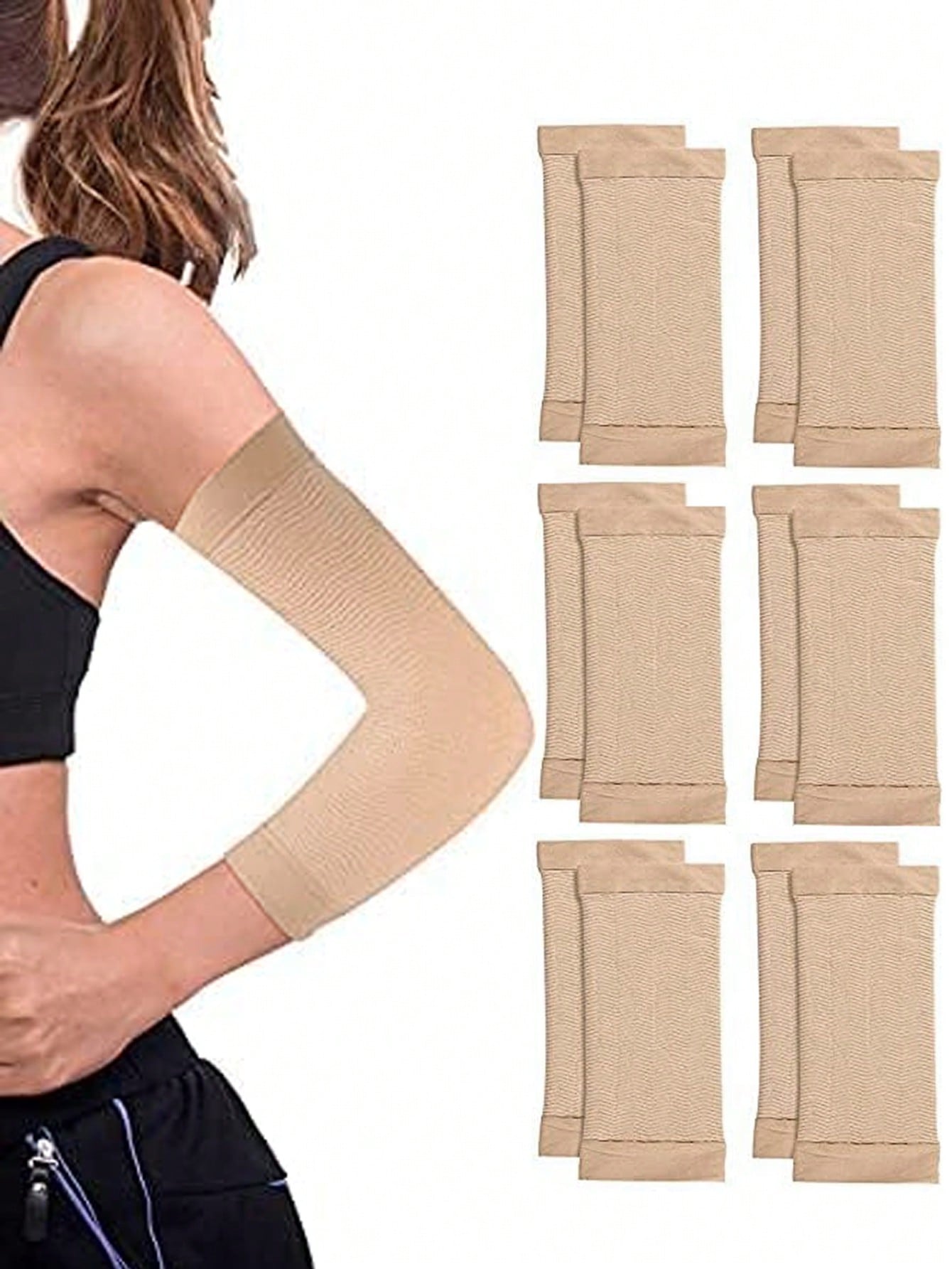 1 Pair Of Yoga Arm Wrap Shaper Female Arm Trainers Arm Wrap Sleeve For Women Sport Fitness Arm Shape Supplies