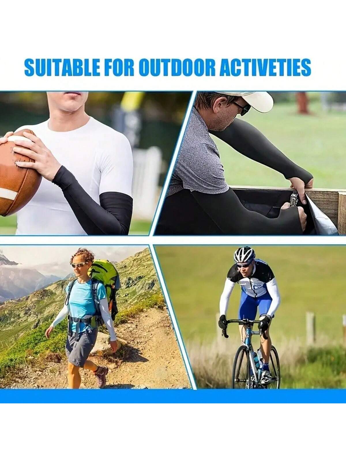 3 Pairs Cooling Arm Sleeves For Men And Women -UV Sun Protection For Golf Cycling, Running, And Driving - Stay Cool And Protected All Day