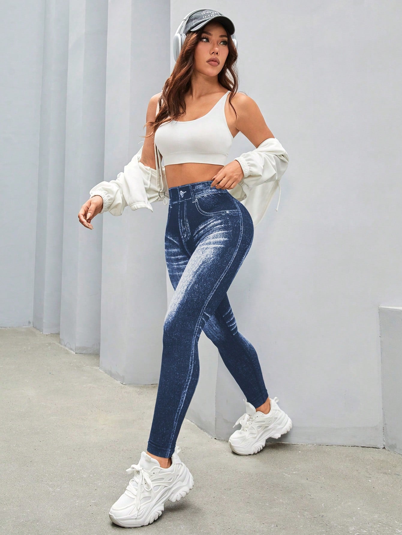 Sport Streetz Women Daily Wear All-Match Casual Sports Leggings