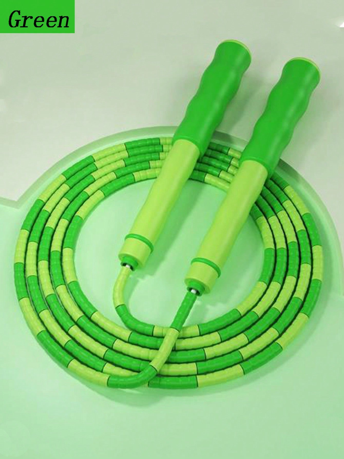 1 Pair Of Bamboo Jump Rope For Students And Beginners, Adjustable Colorful Jump Rope, Fitness Speed Training Jump Rope