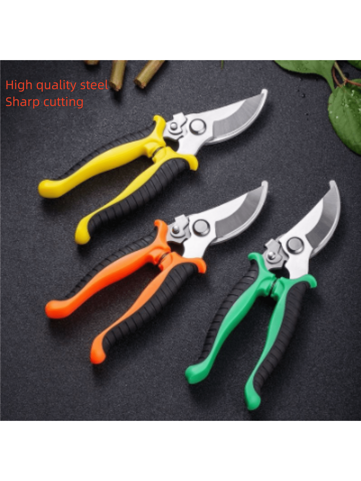 1pc Stainless Steel Tree Branch Pruning Shears, Garden Secateurs, Orchard Floral Cutting Scissors