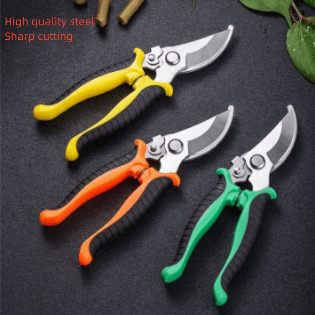 1pc Stainless Steel Tree Branch Pruning Shears, Garden Secateurs, Orchard Floral Cutting Scissors