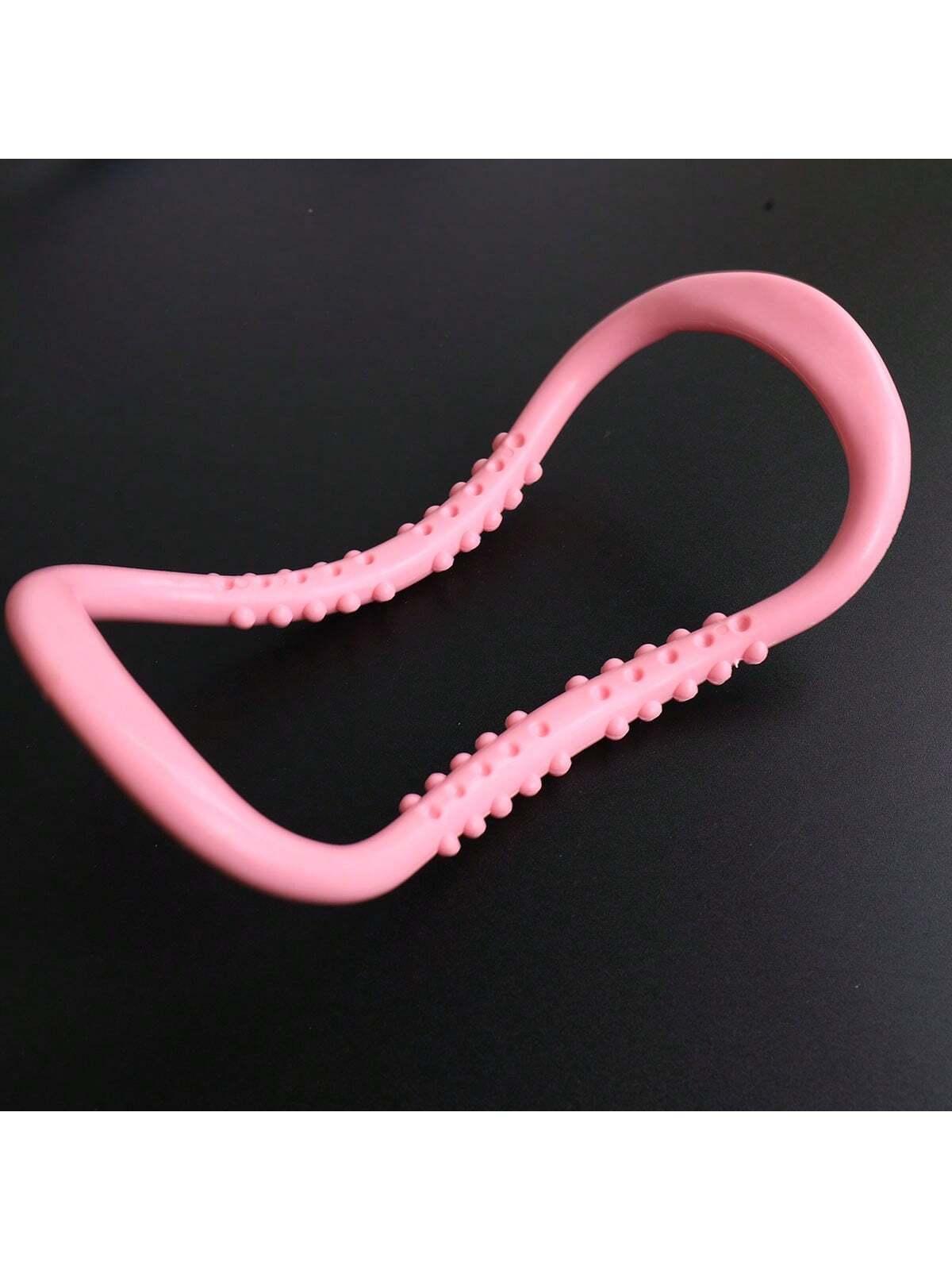 1pc Pink Yoga Ring Pilates Stretching Ring Fitness Equipment Fascia Massage Body Exercise Resistance Support Tool Suitable For Home Ladies