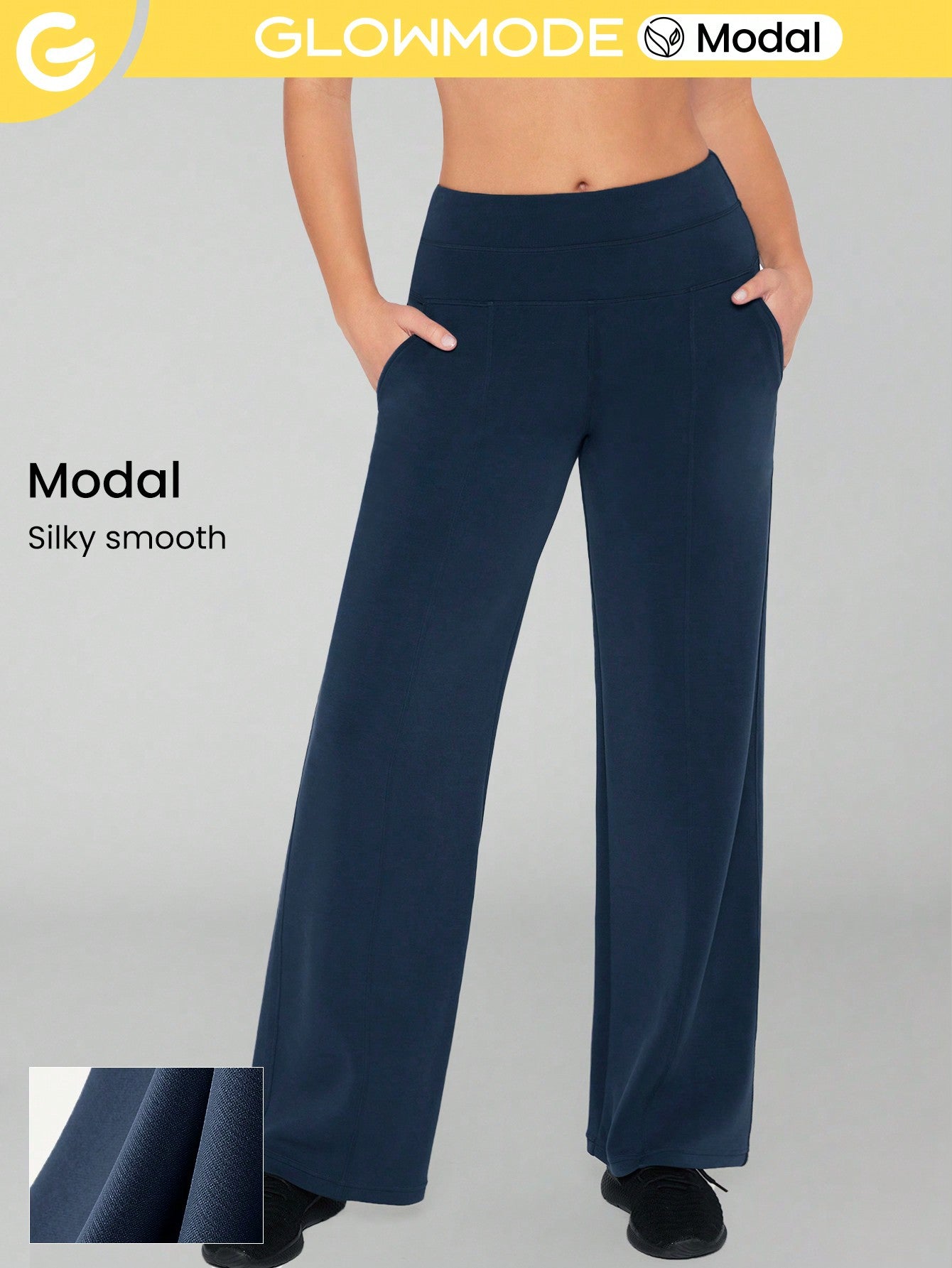 GLOWMODE Modal Silk Touch Relaxed Lounge Pants Fall