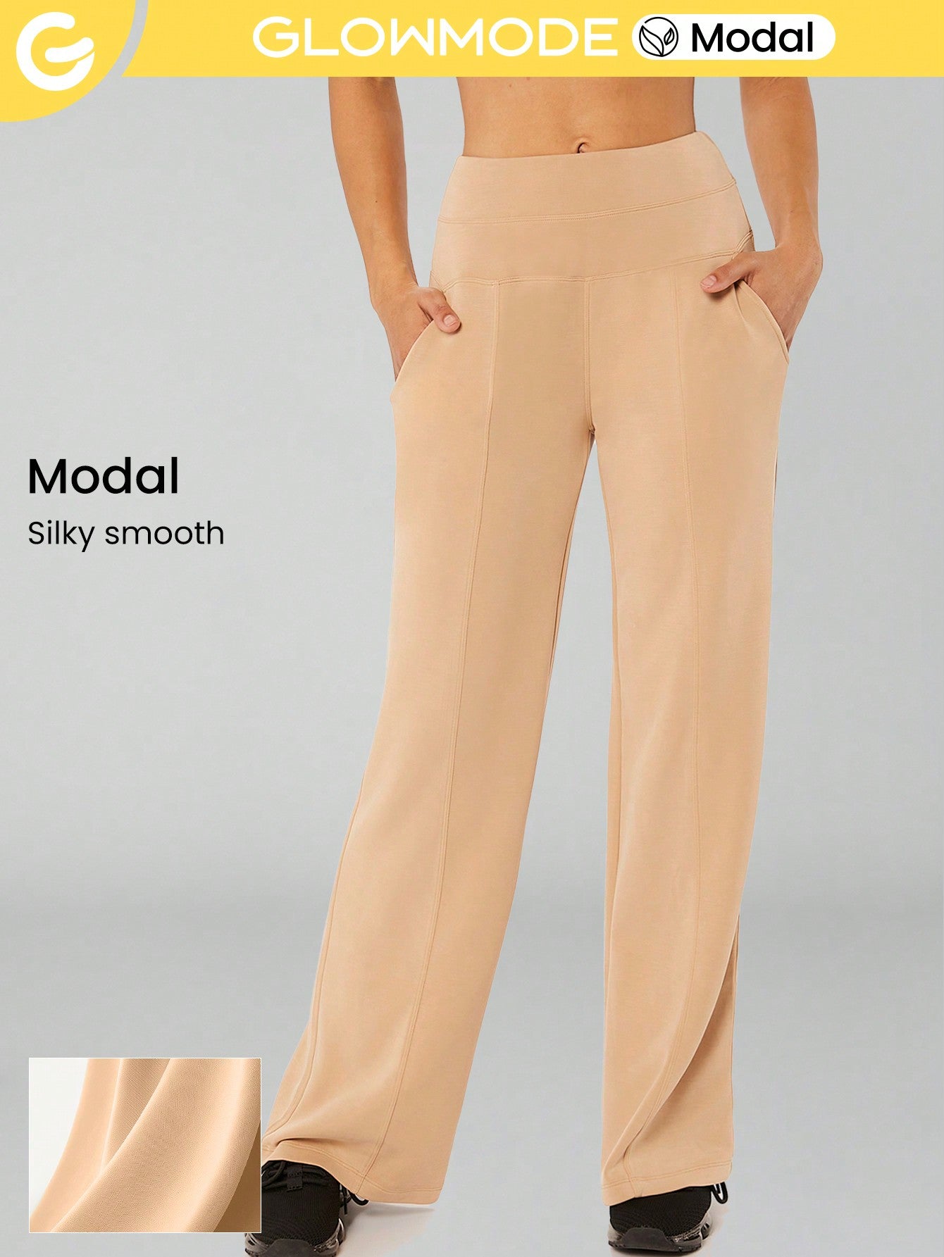 GLOWMODE Modal Silk Touch Relaxed Lounge Pants Fall