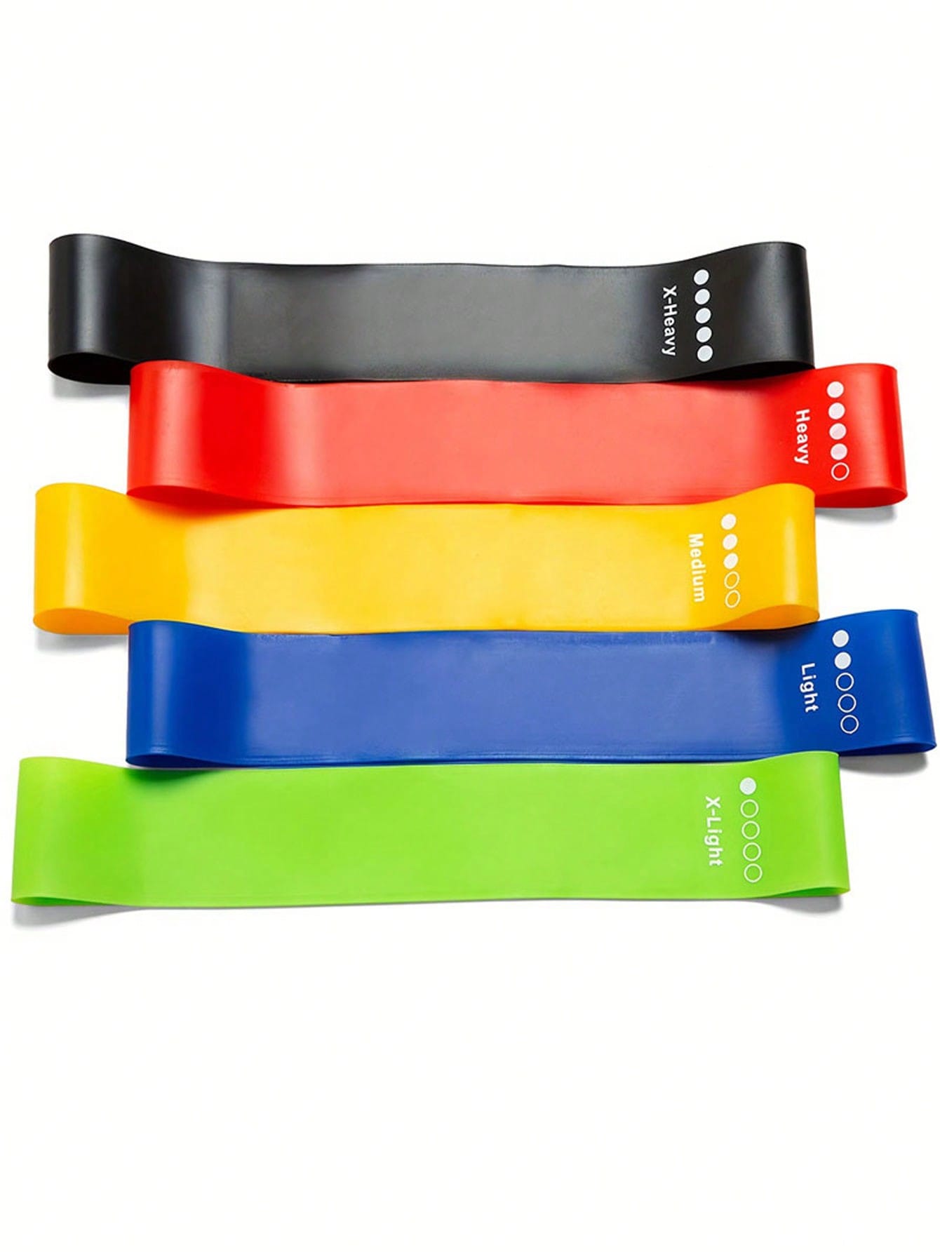 5pcs Fitness Resistance Bands, TPE Material Legs