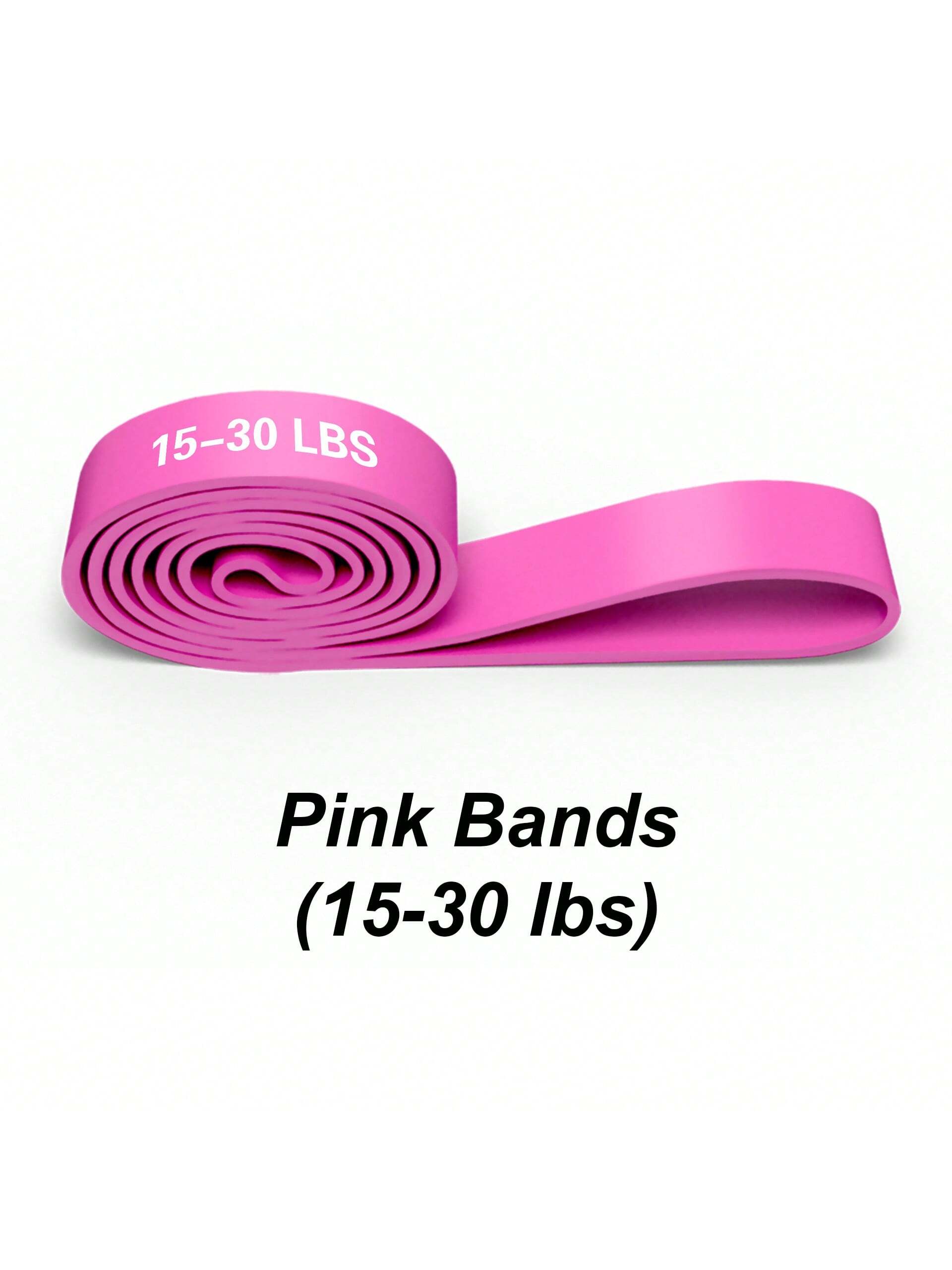 Pink Resistance Band Pull Up Band Fitness Exercise Bands Natural Latex Rubber For Workout Body Stretch Powerlifting Band Fitness Sport Training At Home/The Gym