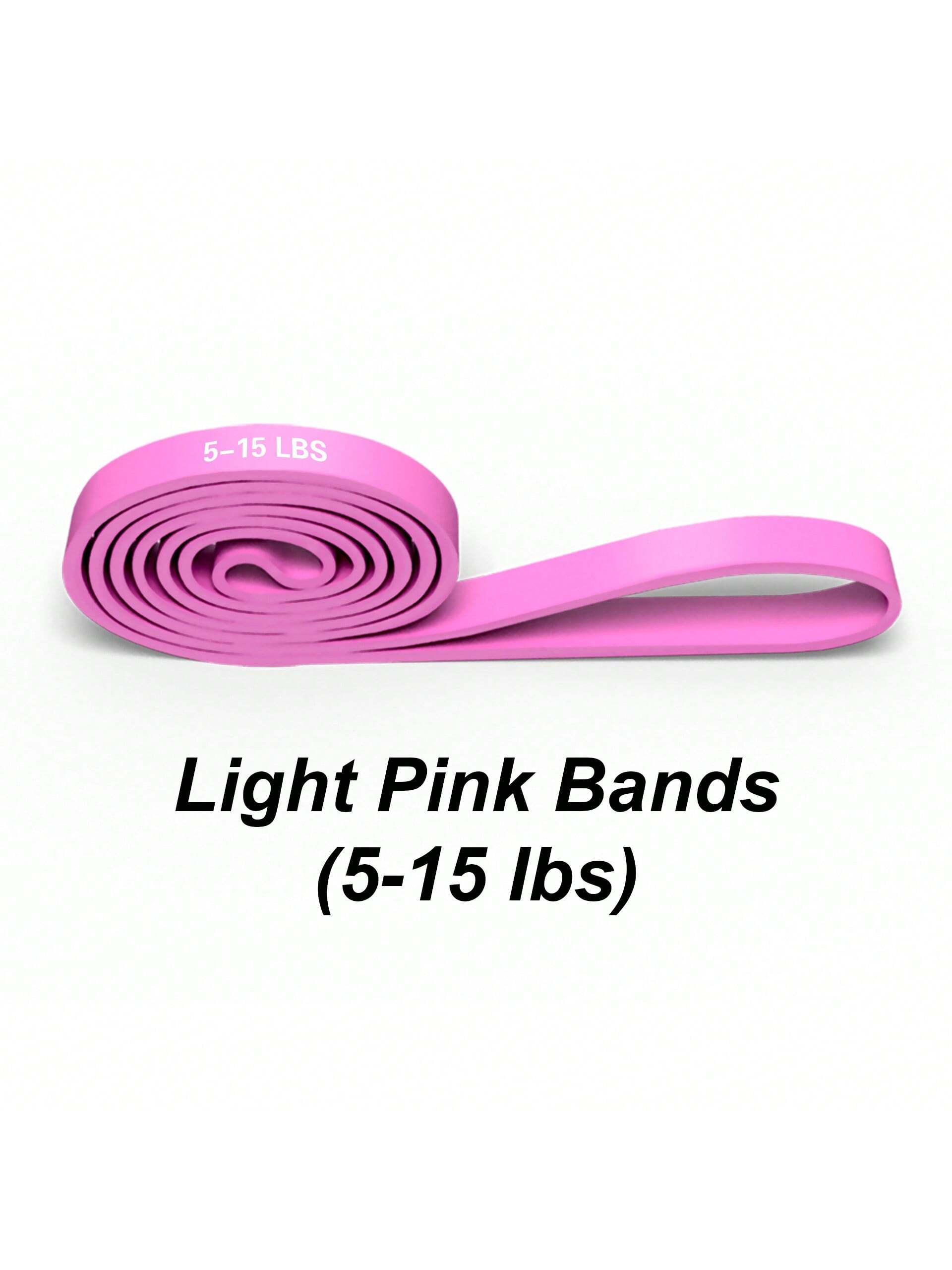 Pink Resistance Band Pull Up Band Fitness Exercise Bands Natural Latex Rubber For Workout Body Stretch Powerlifting Band Fitness Sport Training At Home/The Gym