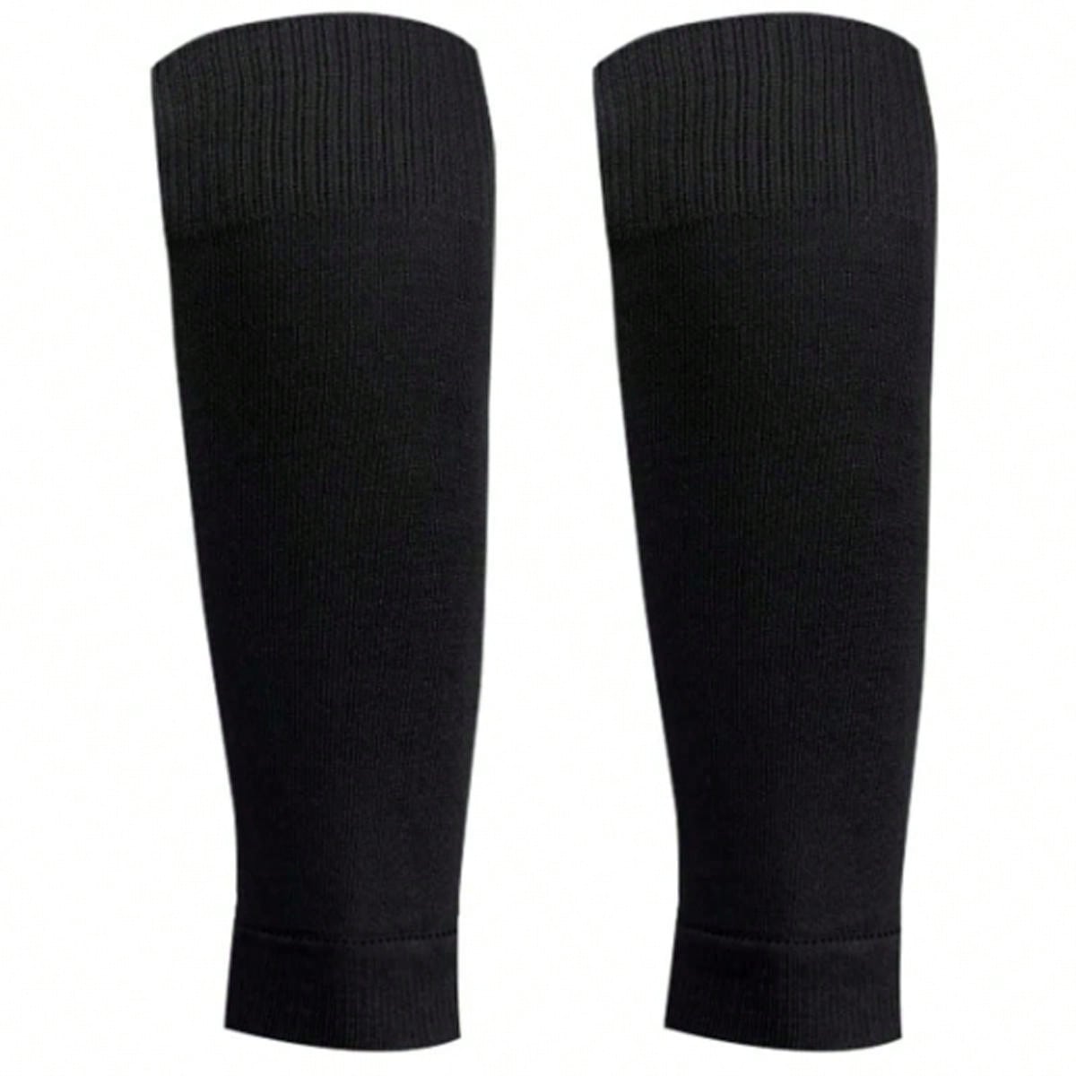 Sports Outdoor 1pair Compression Football Leg Warmers Leg Sleeve For Men, Long Knit Leg Guard Leg Warmers Sweat-Absorbent Calf Leg Warmers