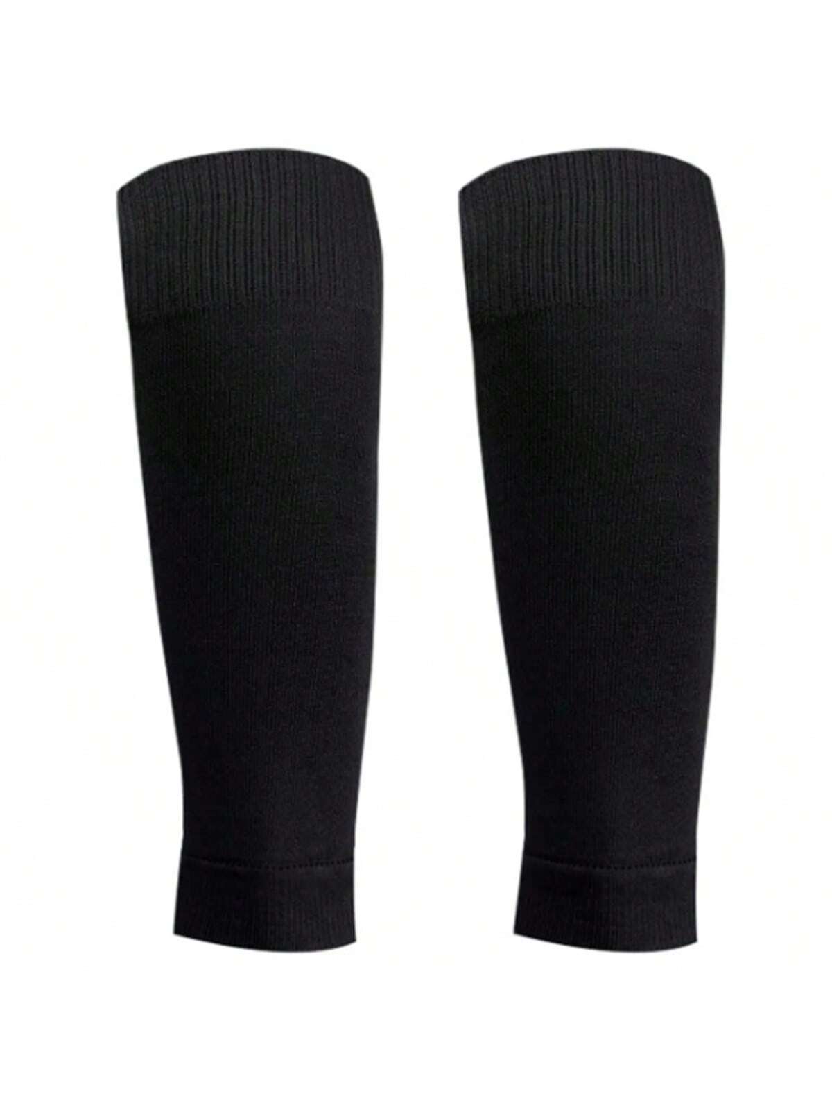 Sports Outdoor 1pair Compression Football Leg Warmers Leg Sleeve For Men, Long Knit Leg Guard Leg Warmers Sweat-Absorbent Calf Leg Warmers