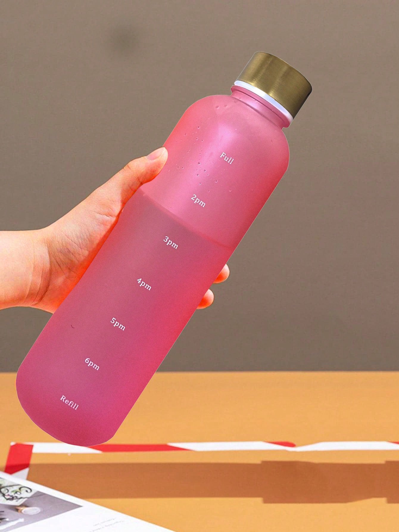 1pc 1000ml Water Bottle, Modern Solid Color Drinking Bottle, Gift For Friends, For Outdoor