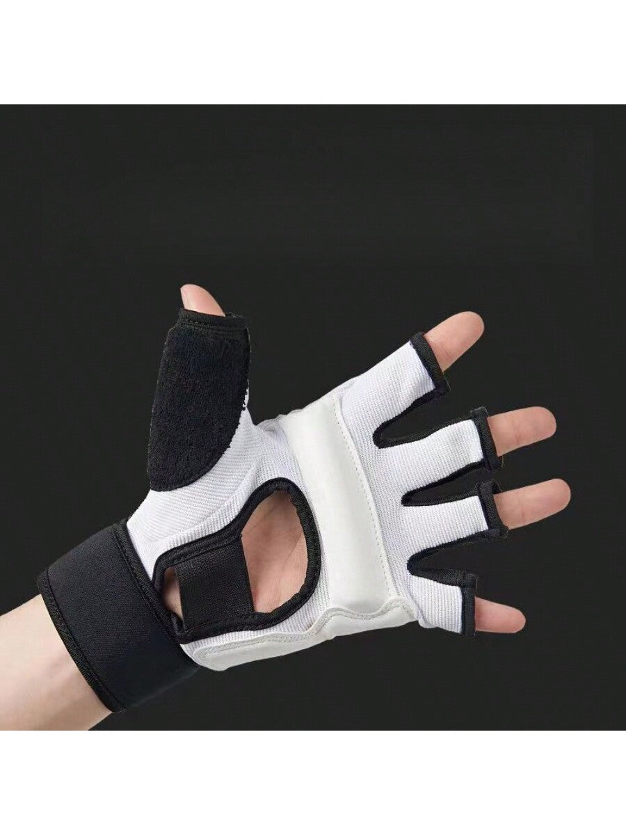 Boxing Gloves Half Finger Martial Arts Gloves For Adults And Children, Sandbag Training Muay Thai Taekwondo Protector