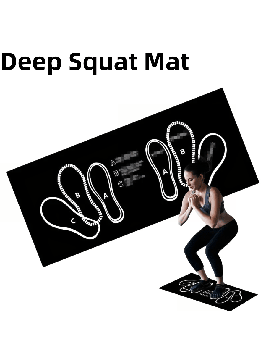 1PC Premium Deep Squat Mat - Multi-Position Gym Quality For Fitness, Pilates