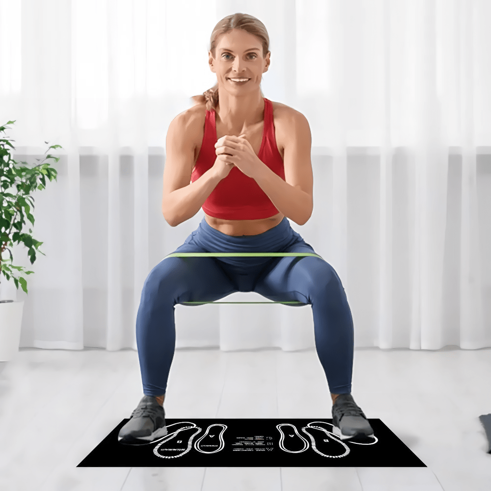 1PC Premium Deep Squat Mat - Multi-Position Gym Quality For Fitness, Pilates