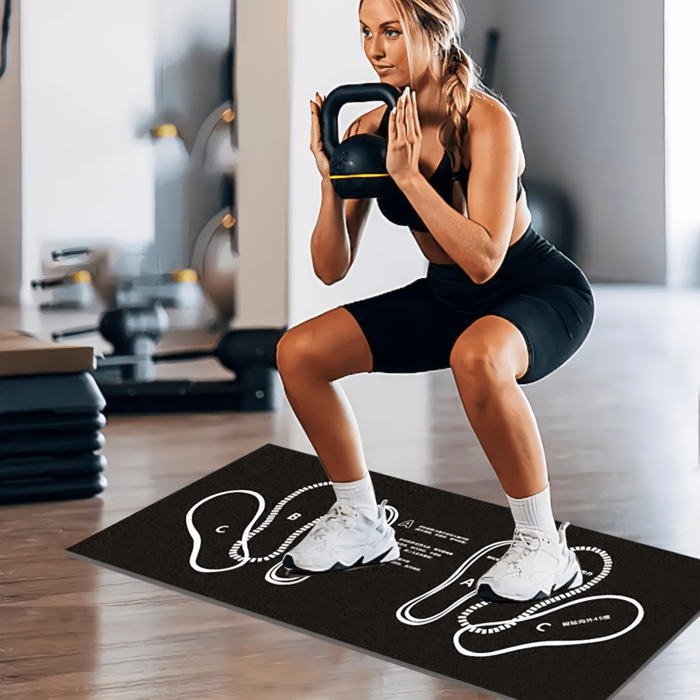 1PC Premium Deep Squat Mat - Multi-Position Gym Quality For Fitness, Pilates