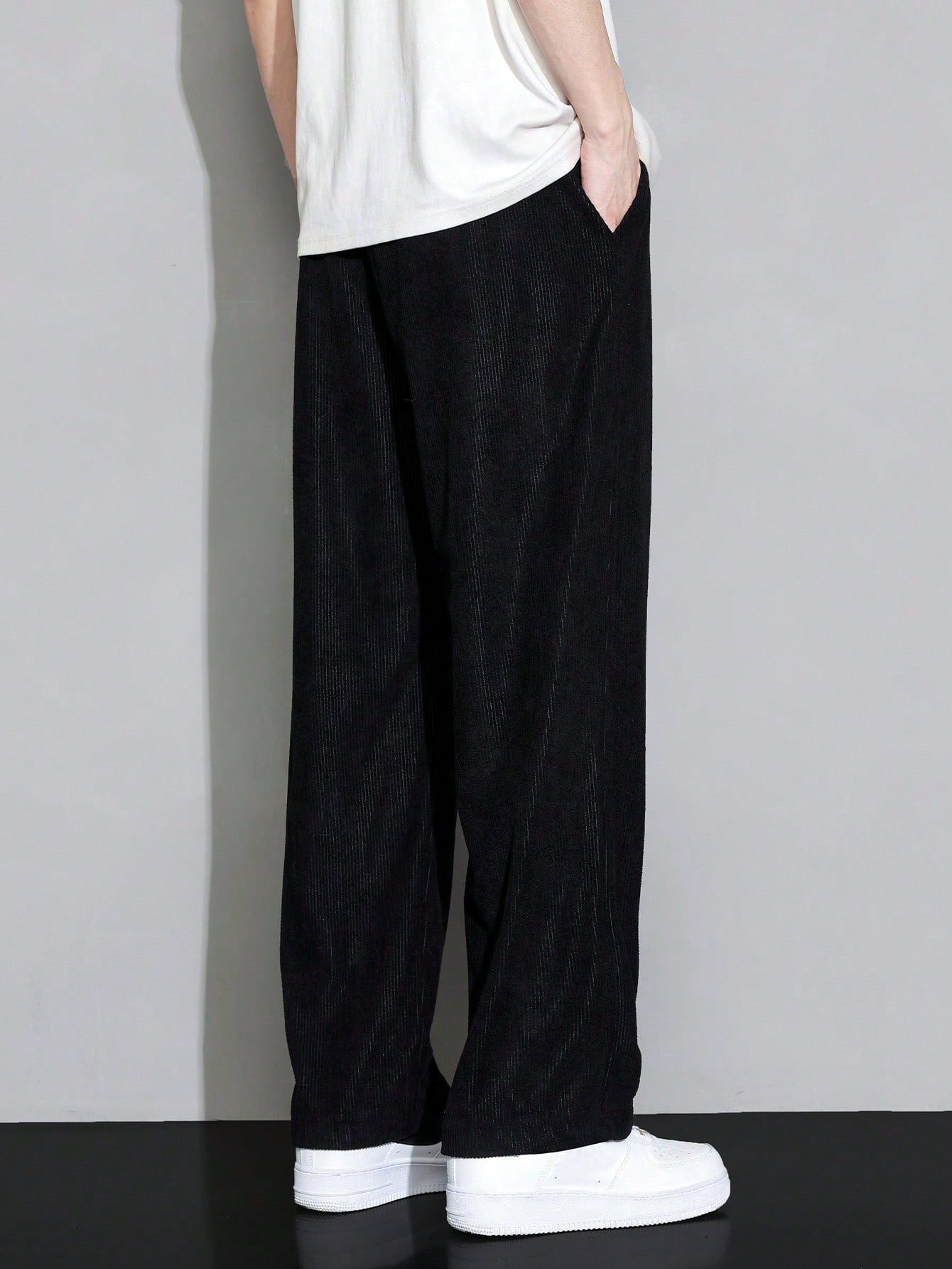 Men's Fashion Straight Corduroy Casual Pants