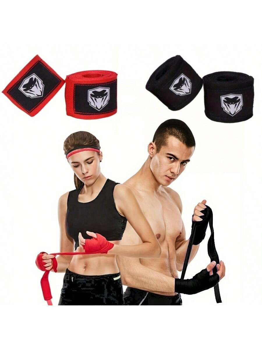 2pcs 3m Boxing Wraps For Adults, Elastic Bandage Hand Wraps For Muay Thai Kickboxing