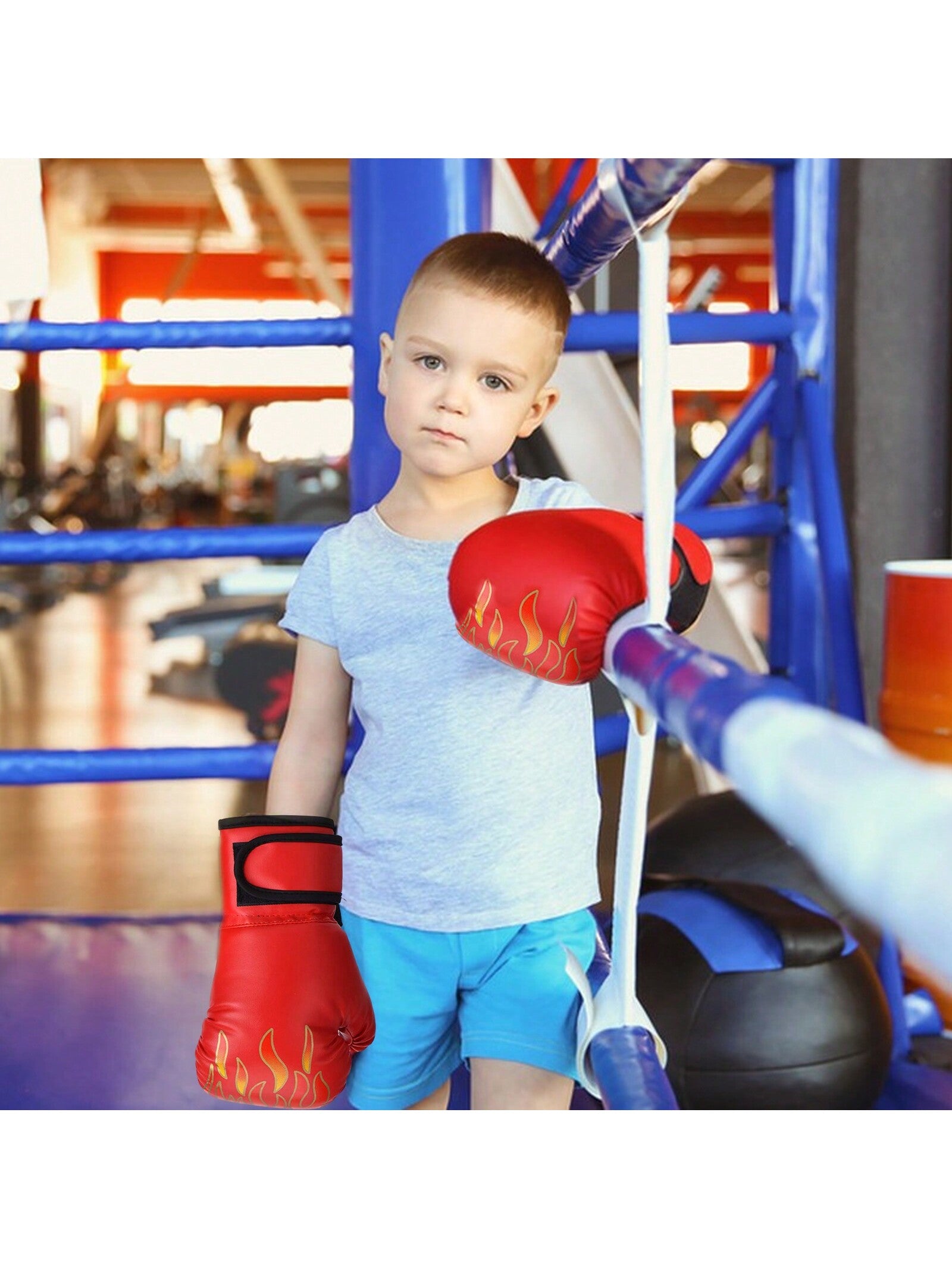 Kids Boxing Gloves Kickboxing Mitts Punching Gloves Muay Thai Boxing Gloves Ventilated Palm Kickboxing Gloves For Girls Boys Age 3-9 Years Training Sparring Kickboxing Fighting