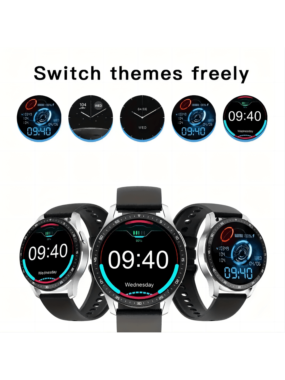 Smart Watch With Earbuds, 2 In 1 Bluetooth Earphones