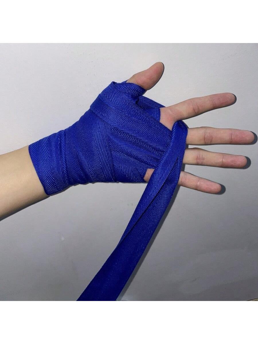 1 Pair Boxing Bandages Sports Sanda Hand Wraps Elastic Boxing Gloves Winding Bands Men And Women Fighting Training Hand Protection Cloth Wraps