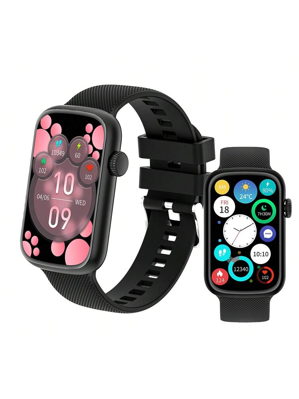 Smart Watch, Smart Bracelet, Fitness Tracker, IP67 Waterproof, Pedometer, MMS Display, Multimedia Information Viewing, Weather, Suitable For Android, Iphone, Men's And Women's Smart Watches