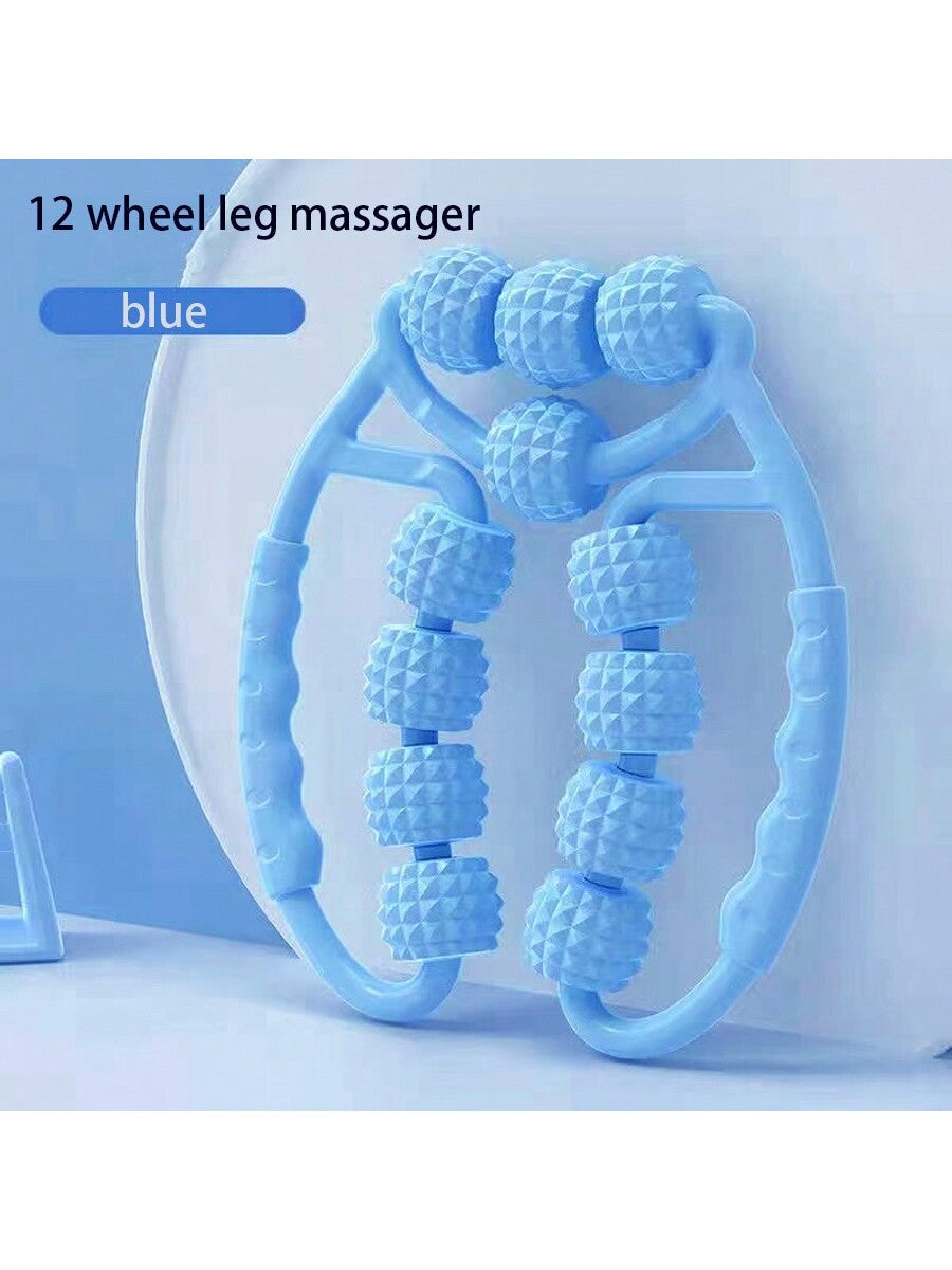 1pc Upgraded 12-Wheel Circular Leg Massager, Slim Calves