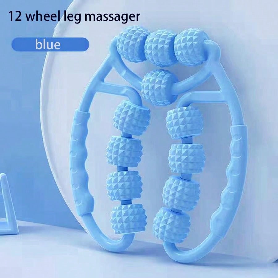 1pc Upgraded 12-Wheel Circular Leg Massager, Slim Calves