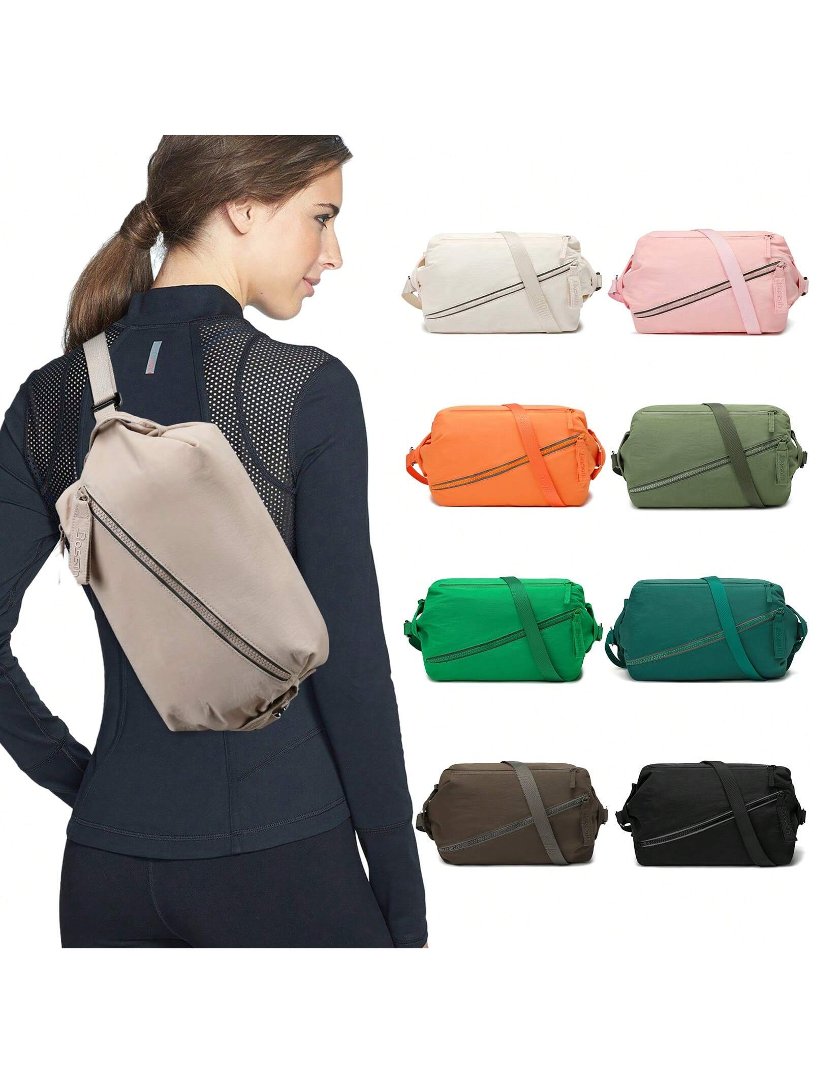 Small Gym Bag For Women Men, Stylish Compact Sports Bag, Small Crossbody Bags For Women Men, Suitable For Gym Work Fitness Travel