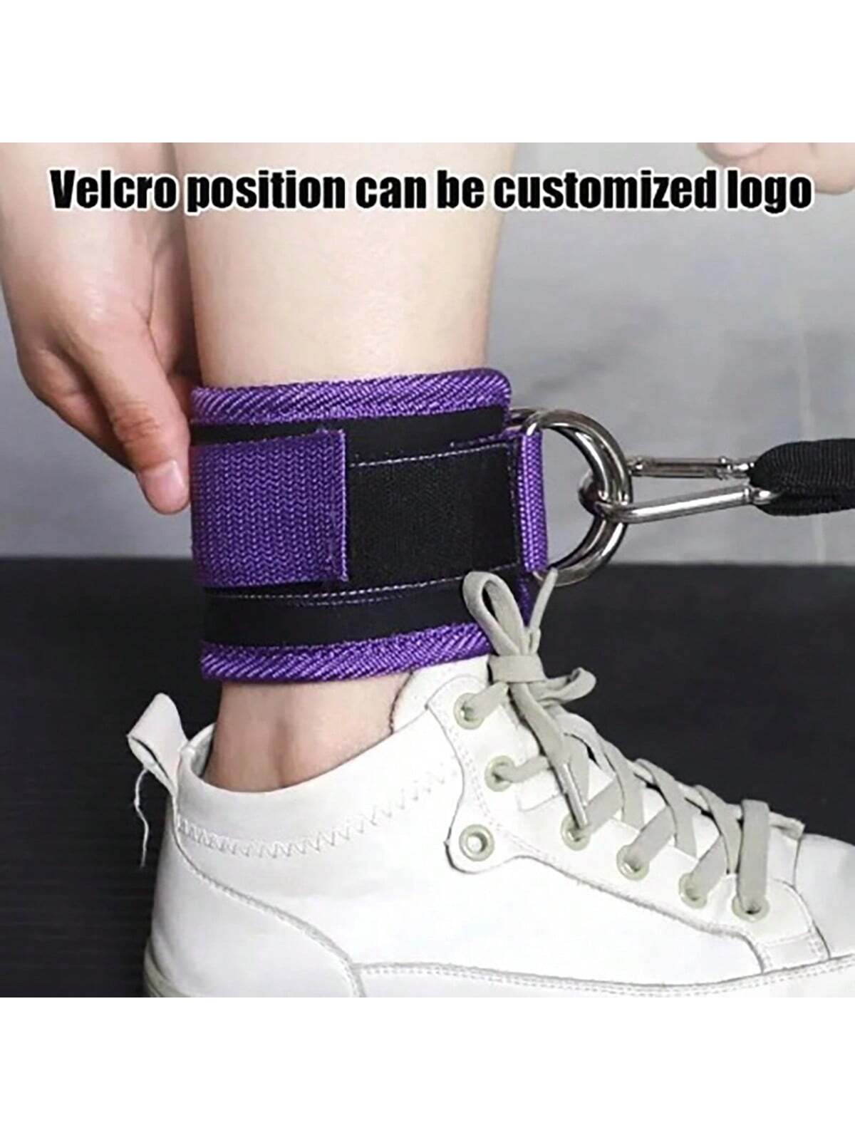 Fitness Ankle Straps Adjustable D-Ring Support Cuffs Gym Leg Strength Workouts Pulley With Buckle Sports Guard Safety Abductors