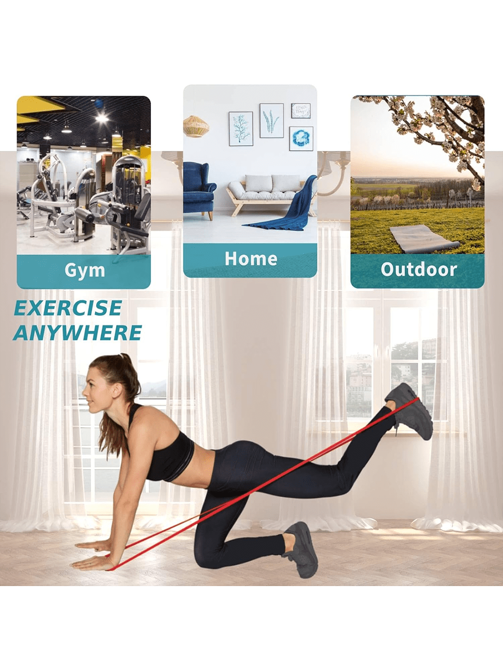 4pcs Resistance Band, Pull Up Bands, Pull Up Assistance Bands, Workout Bands, Exercise Bands, Resistance Bands Set For Legs, Working Out, Muscle Training, Physical, Shape Body, Men Women