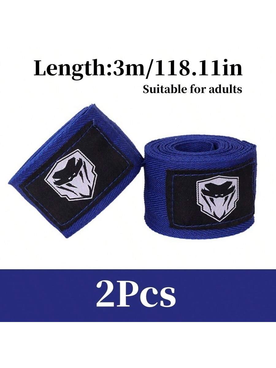 2pcs 3m Boxing Wraps For Adults, Elastic Bandage Hand Wraps For Muay Thai Kickboxing