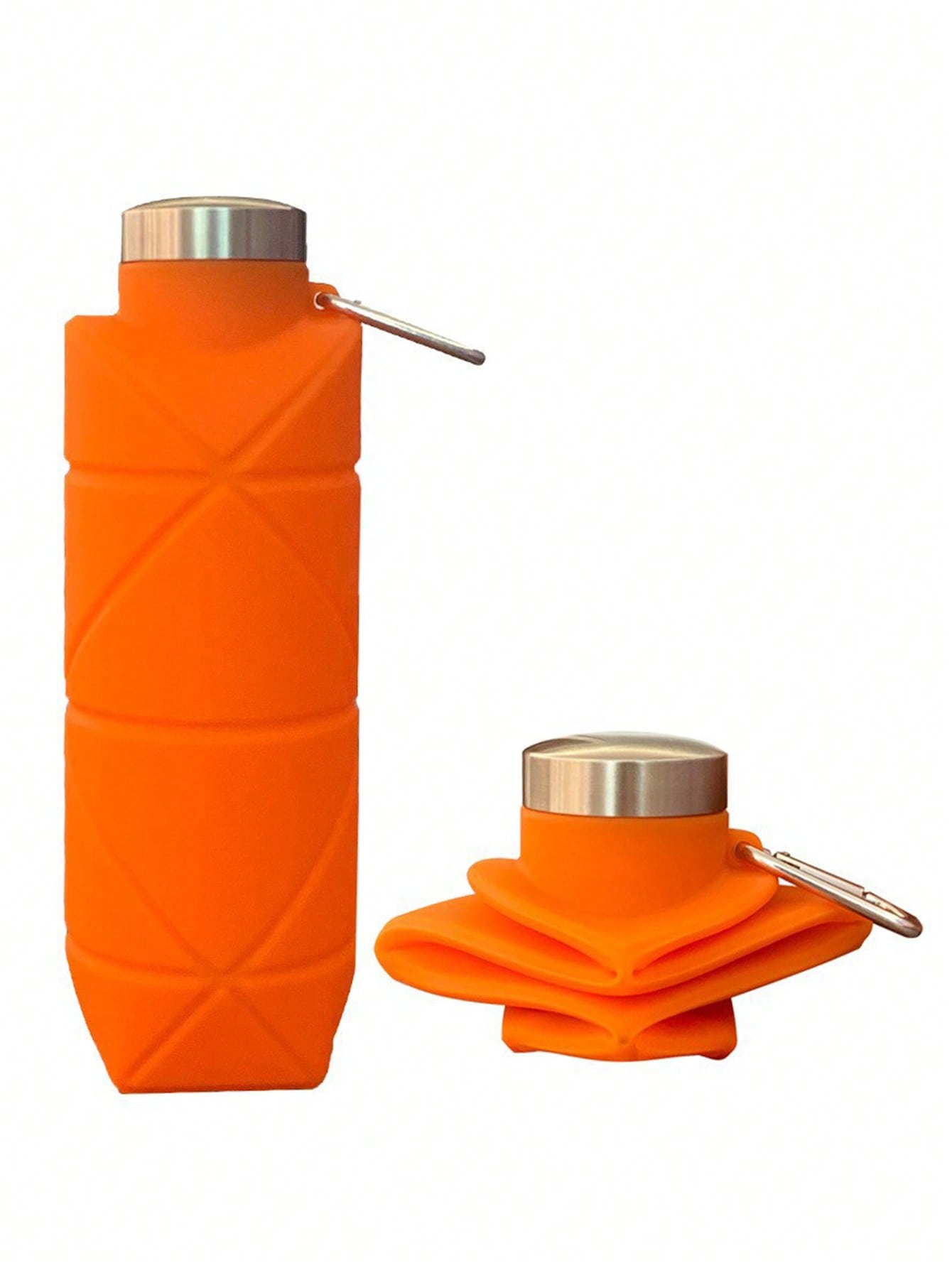 1PCCollapsible Water Bottle, Silicone Foldable Water Bottles For Travel, Easy-To-Carry Design And Compact Size, Suitable For Travel, Mountain Climbing, Outdoor Sports And Other Daily Birthday Use