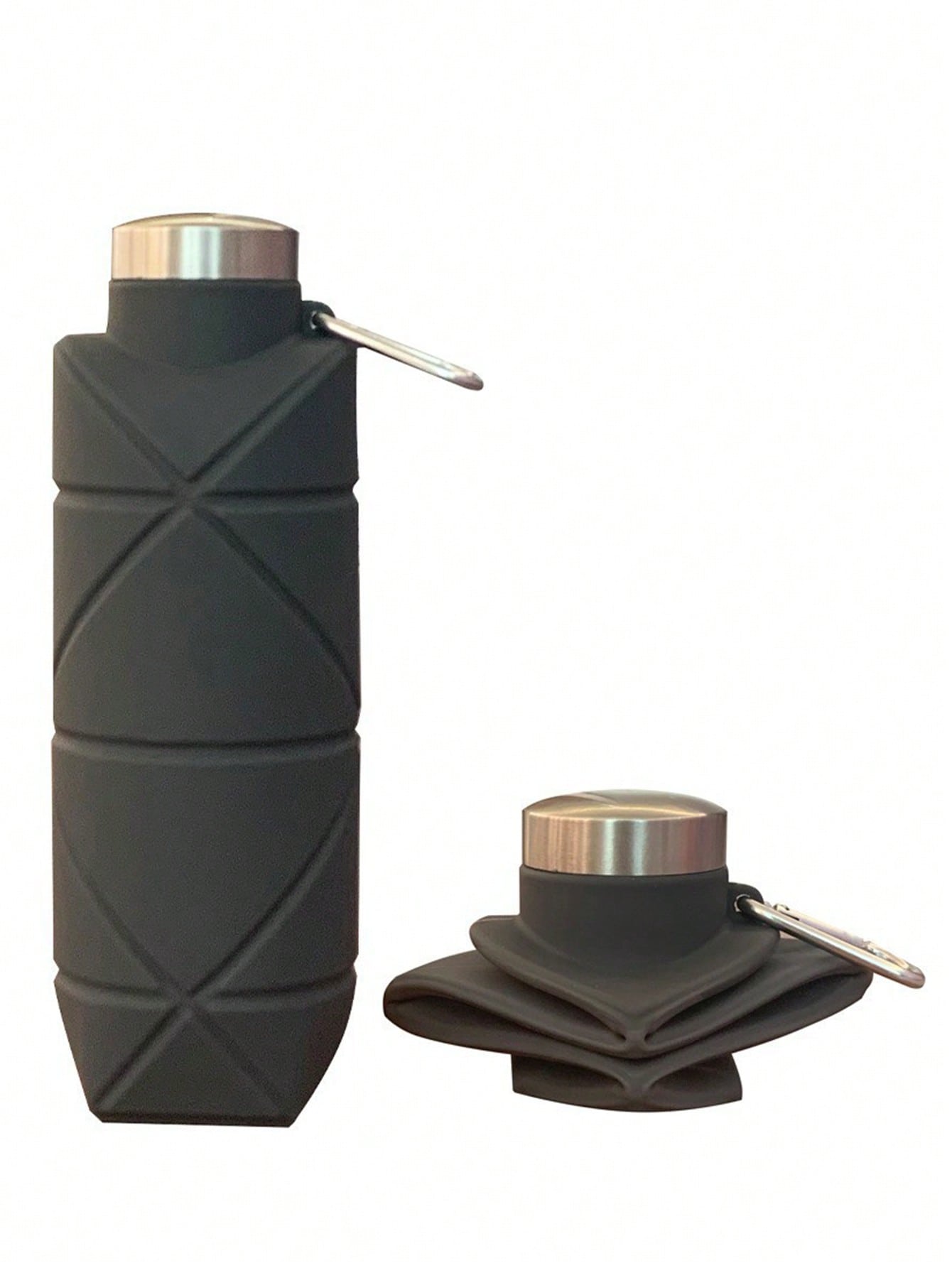 1PCCollapsible Water Bottle, Silicone Foldable Water Bottles For Travel, Easy-To-Carry Design And Compact Size, Suitable For Travel, Mountain Climbing, Outdoor Sports And Other Daily Birthday Use