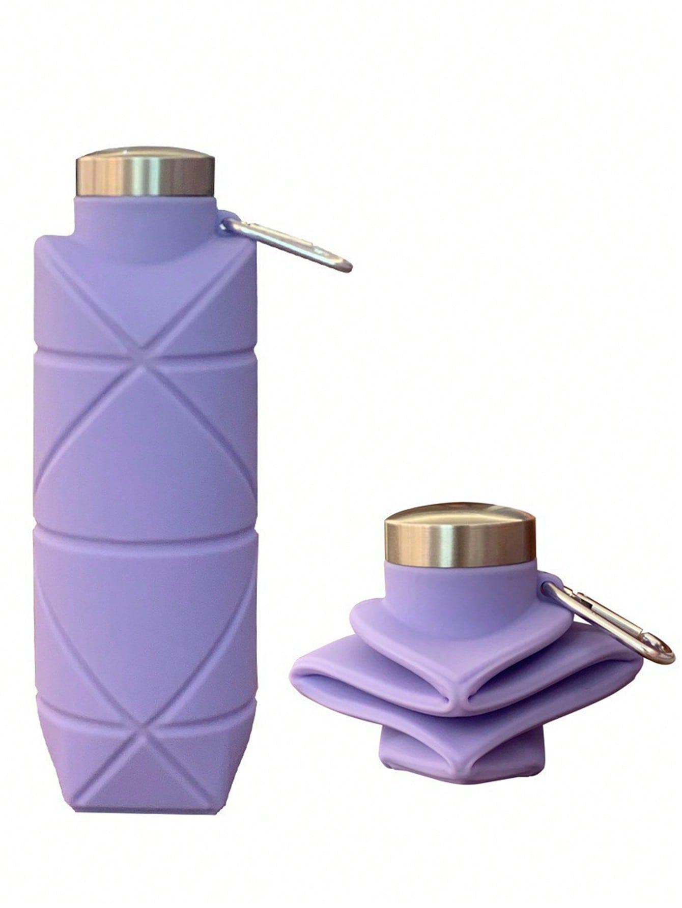 1PCCollapsible Water Bottle, Silicone Foldable Water Bottles For Travel, Easy-To-Carry Design And Compact Size, Suitable For Travel, Mountain Climbing, Outdoor Sports And Other Daily Birthday Use