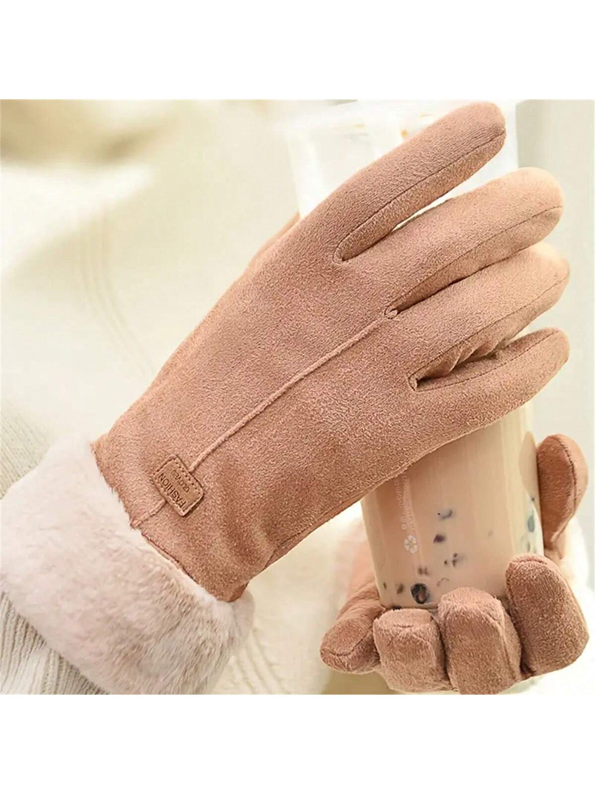 Women's Winter Thermal Gloves With Touchscreen - Insulating Plush Comfort, Snowproof For Sports And Everyday Use