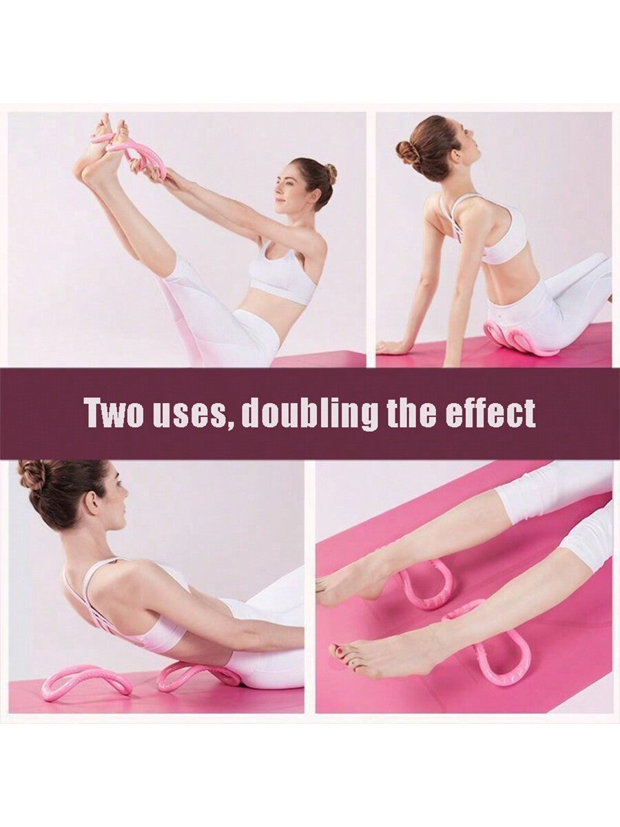 Yoga Circle Magic Pilates Ring Stretching Resistance Band Back Expander Exercise Fitness Equipment