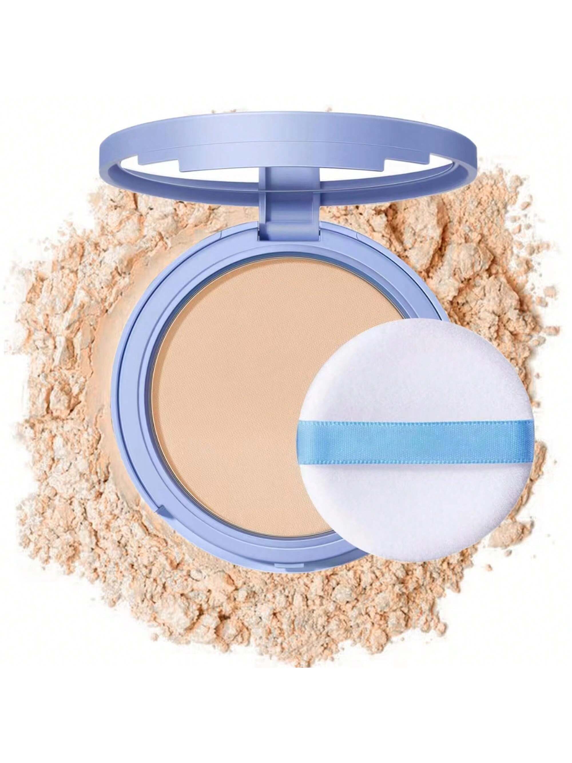 Oil Control Face Pressed Powder,Matte Smooth Flawless Setting Powder Makeup,Waterproof Long Lasting Finishing Powder,Cruelty Free Lightweight Face Cosmetics,0.35Oz