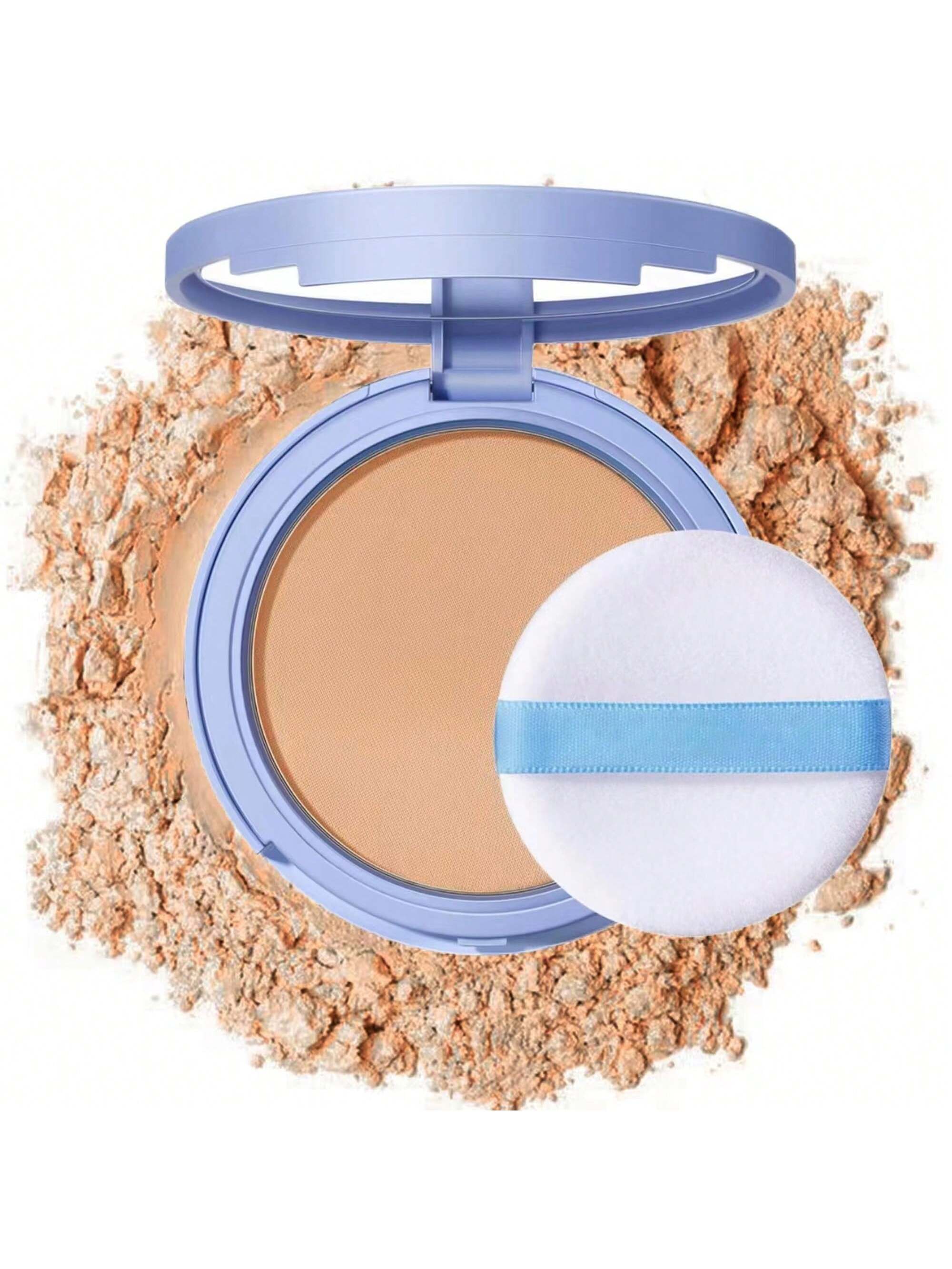 Oil Control Face Pressed Powder,Matte Smooth Flawless Setting Powder Makeup,Waterproof Long Lasting Finishing Powder,Cruelty Free Lightweight Face Cosmetics,0.35Oz