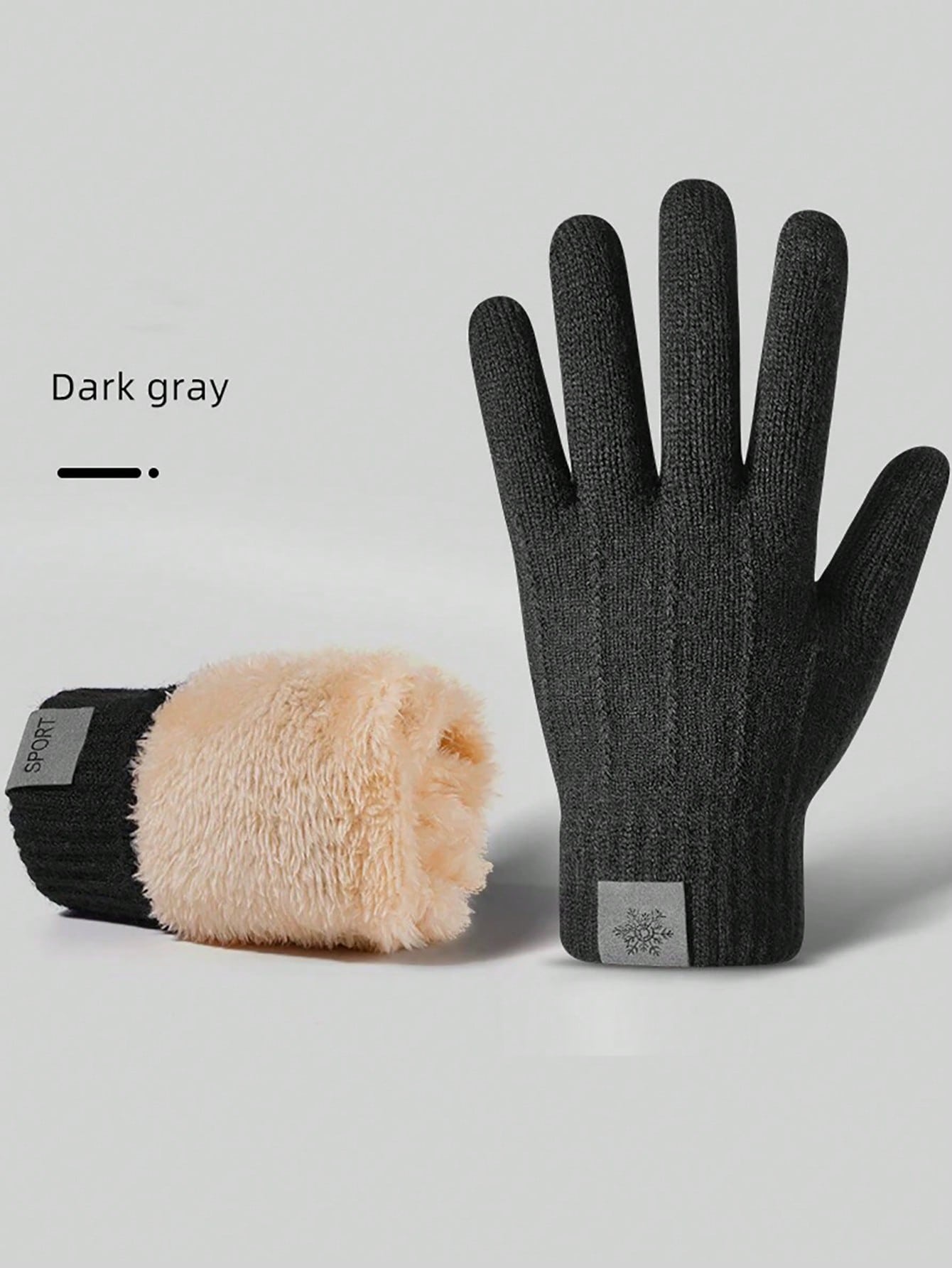 1 Pair Thickened Winter Gloves, Men/Women Warm Touch Screen Cycling Gloves, Outdoor Cold Proof (Suitable For -30°C)