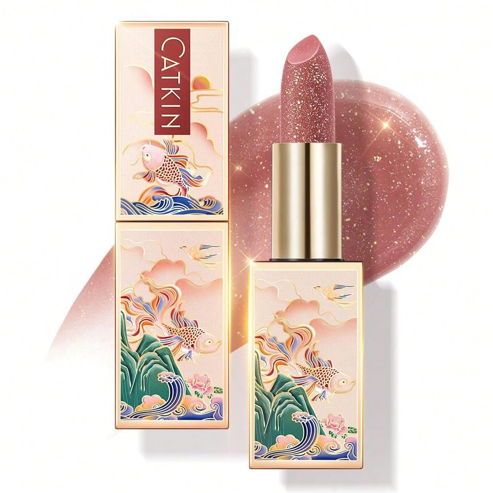 CATKIN Tinted Lip Balm Color Changing Lipstick Ultra Hydrating Natural Lip Moistrurizer With Vitamin E Nourishing For Cracked