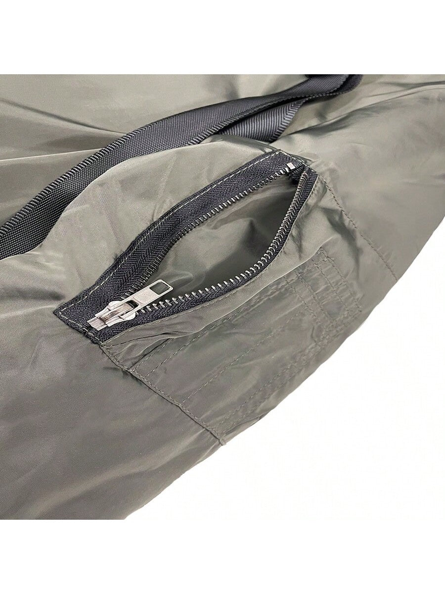 Mens Tactical Zip Up Bomber Jacket Streetwear Padded Outerwear Zip Up Coat