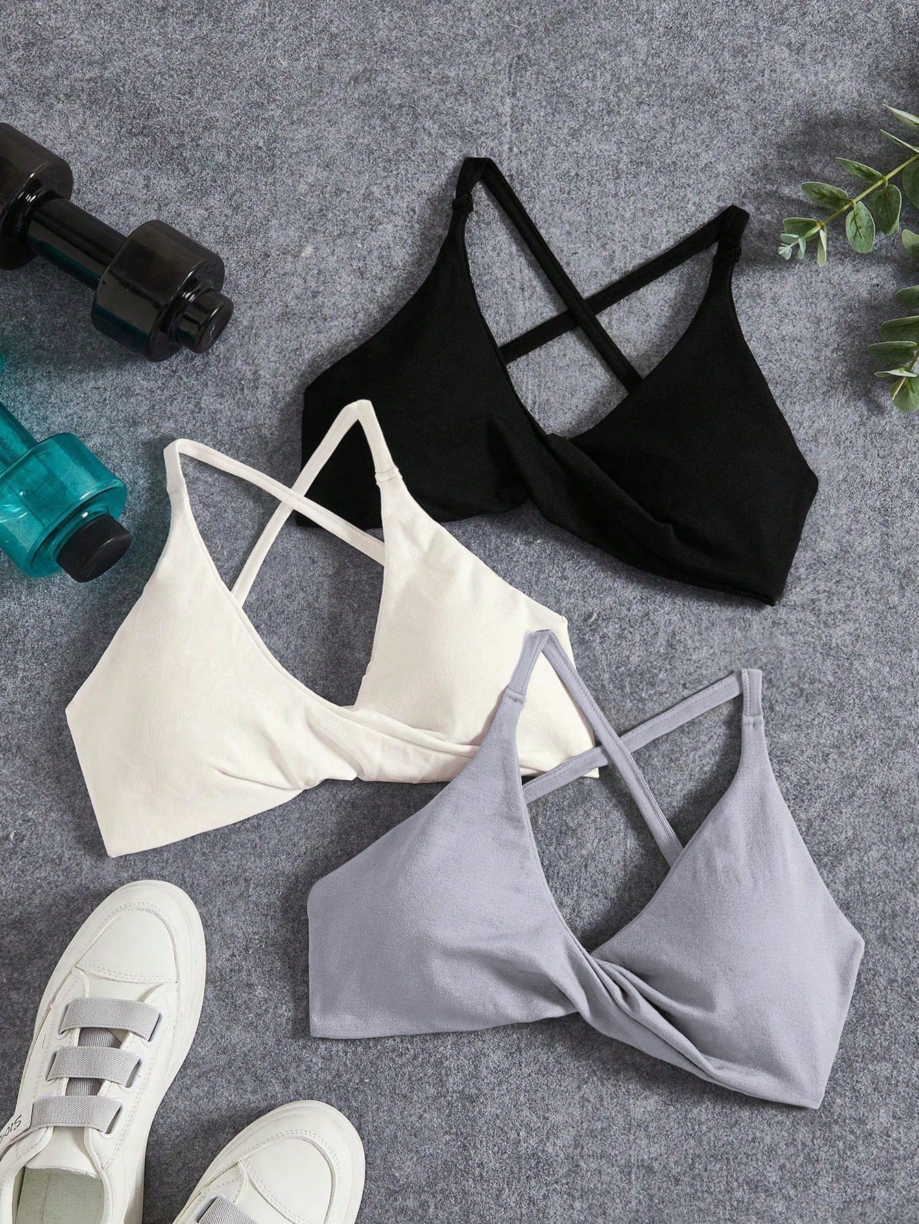 Sport Studio Seamless Yoga Sports Bra/Twisted Front Design/Versatile For Sports