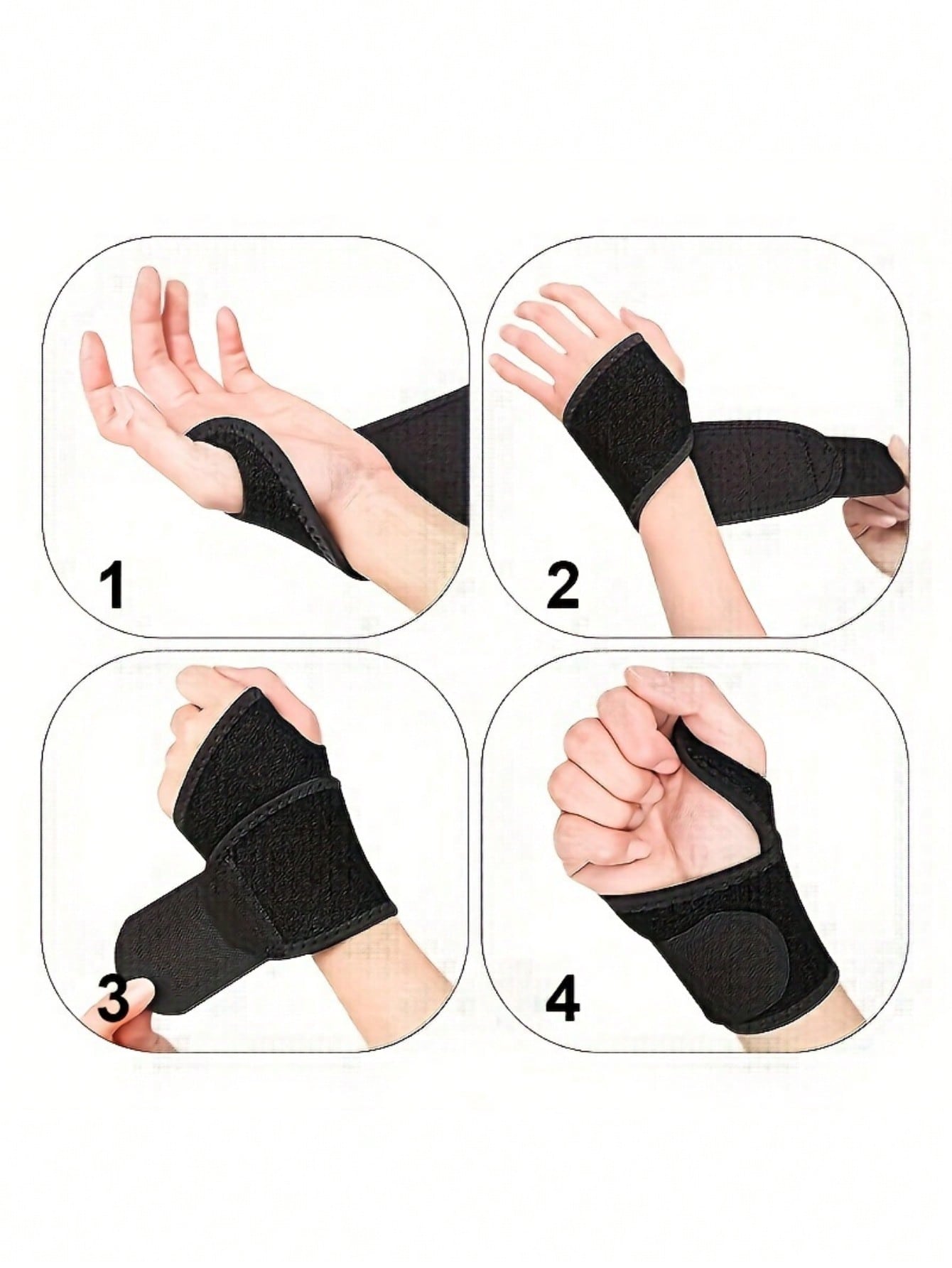 1pc Adjustable Wrist Brace Support, Comfortable Wrist Splint, Suitable For Left