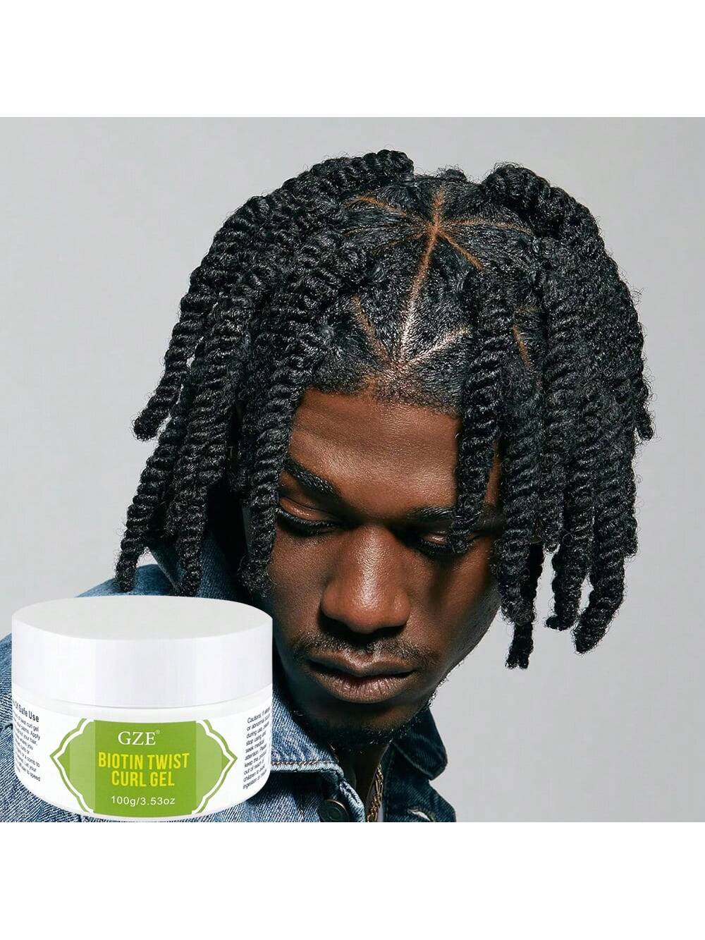 GZE Bition Twist Curl Gel - Flexible Hold, Perfect For Twists, Moisturizing