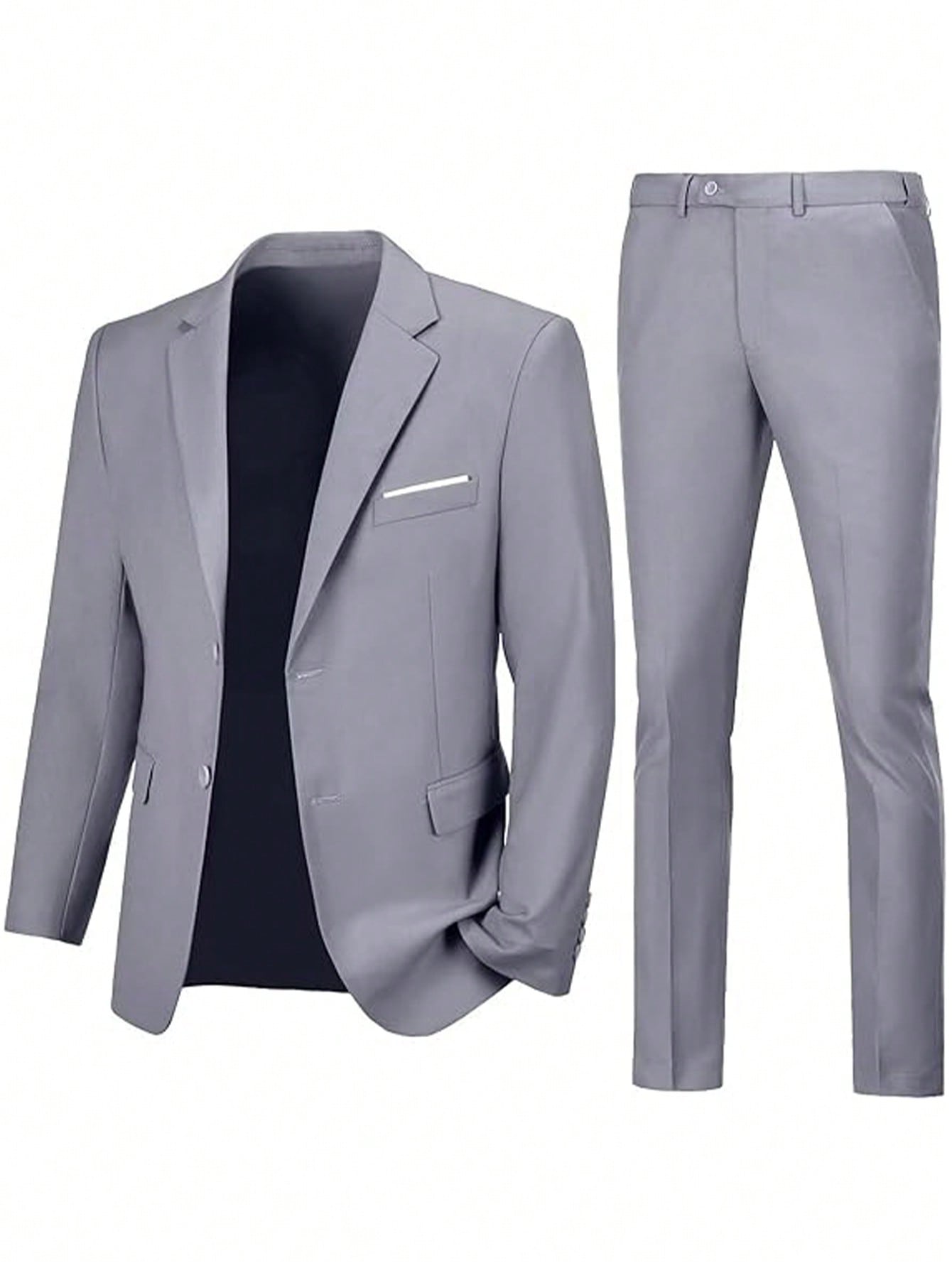 Adult Men's Suit Two-Piece Jacket Pants