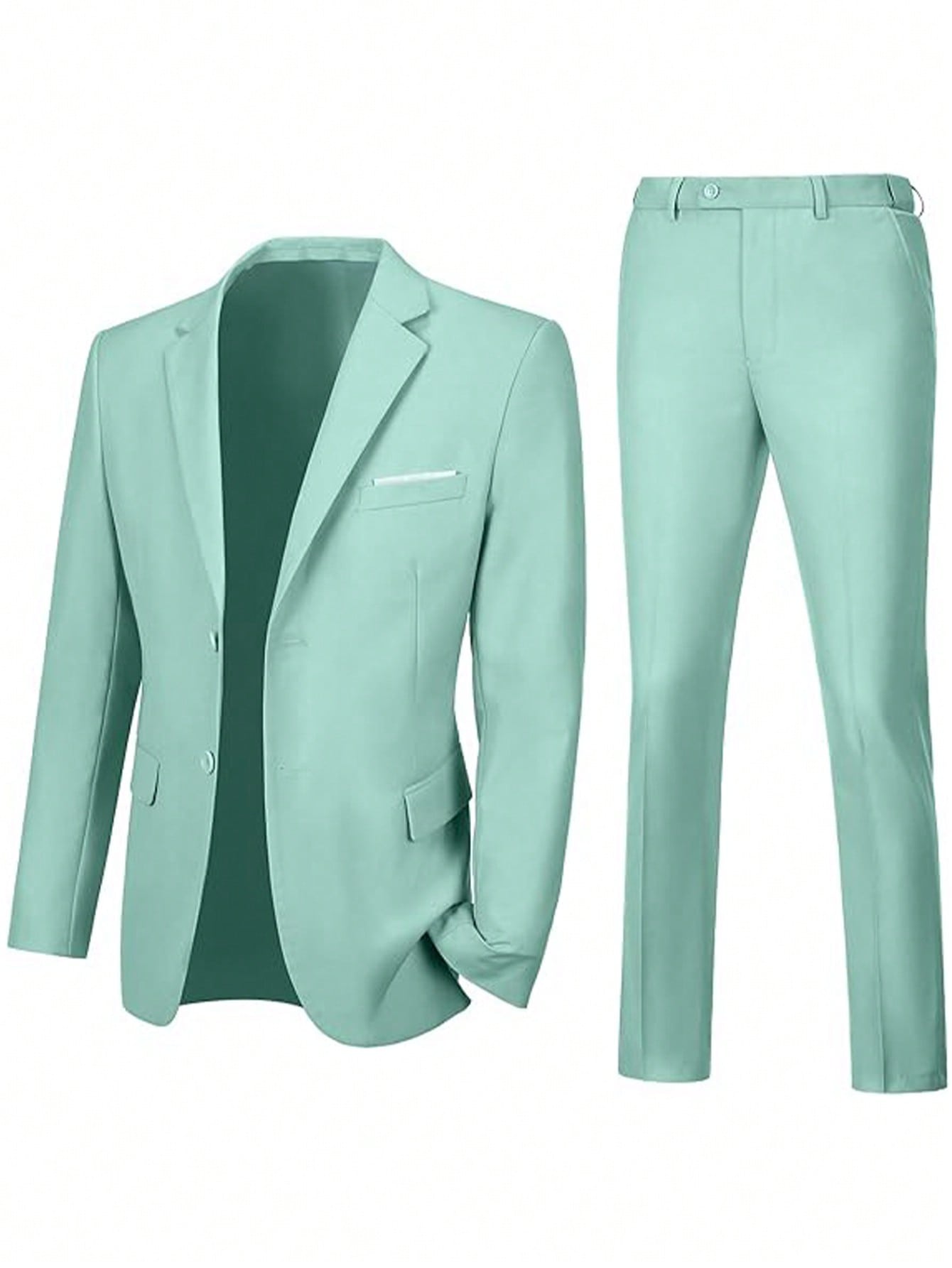 Adult Men's Suit Two-Piece Jacket Pants