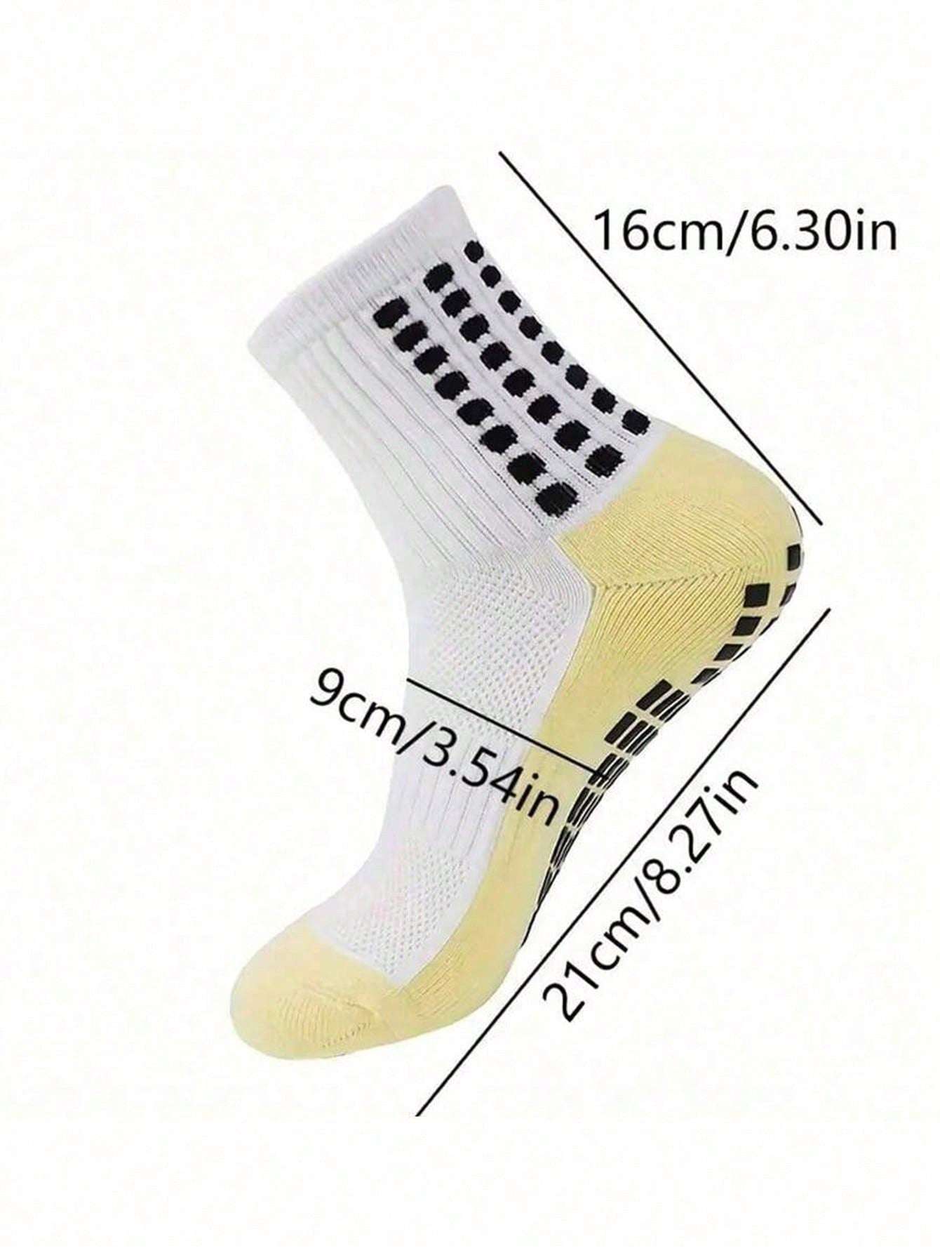 2 Pairs And 1 Pair Of The Most Comfortable Sports Leg Socks, Breathable And Non Slip Silicone Grip, Suitable For Football And Basketball Sports. Suitable For High-Performance Outdoor Sports