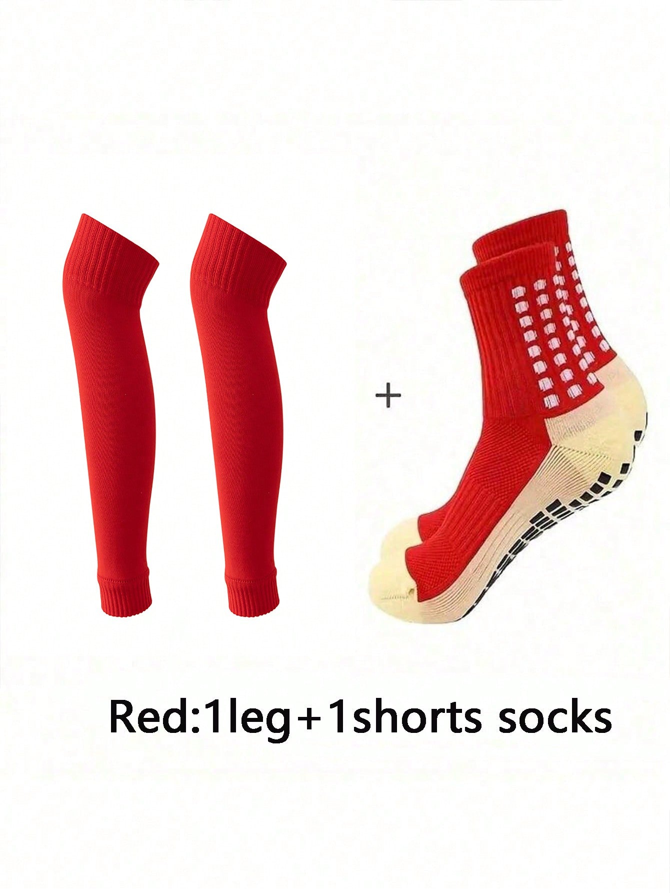 2 Pairs And 1 Pair Of The Most Comfortable Sports Leg Socks, Breathable And Non Slip Silicone Grip, Suitable For Football And Basketball Sports. Suitable For High-Performance Outdoor Sports