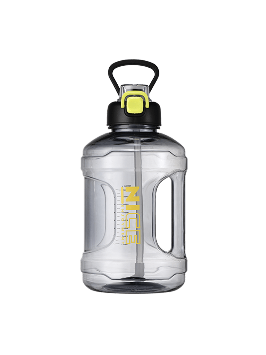 A 2200ml Motivational Sports Water Bottle With A Large Capacity Elastic Lid And Handle, A Ton Bucket, And A Large Water Bottle Cup Suitable For Outdoor Fitness In Summer