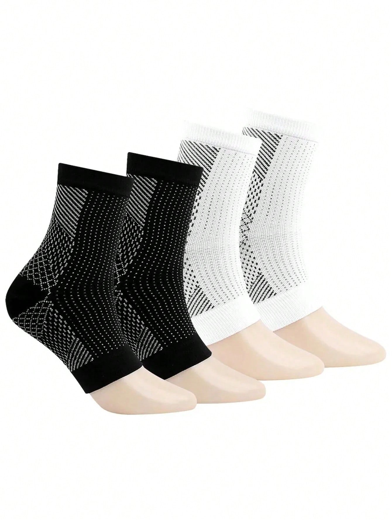 1 Pair Socks For Men, Soothe Compression Socks, Arch Support Breathable Lightweight Nano Nylon Socks, For Gym